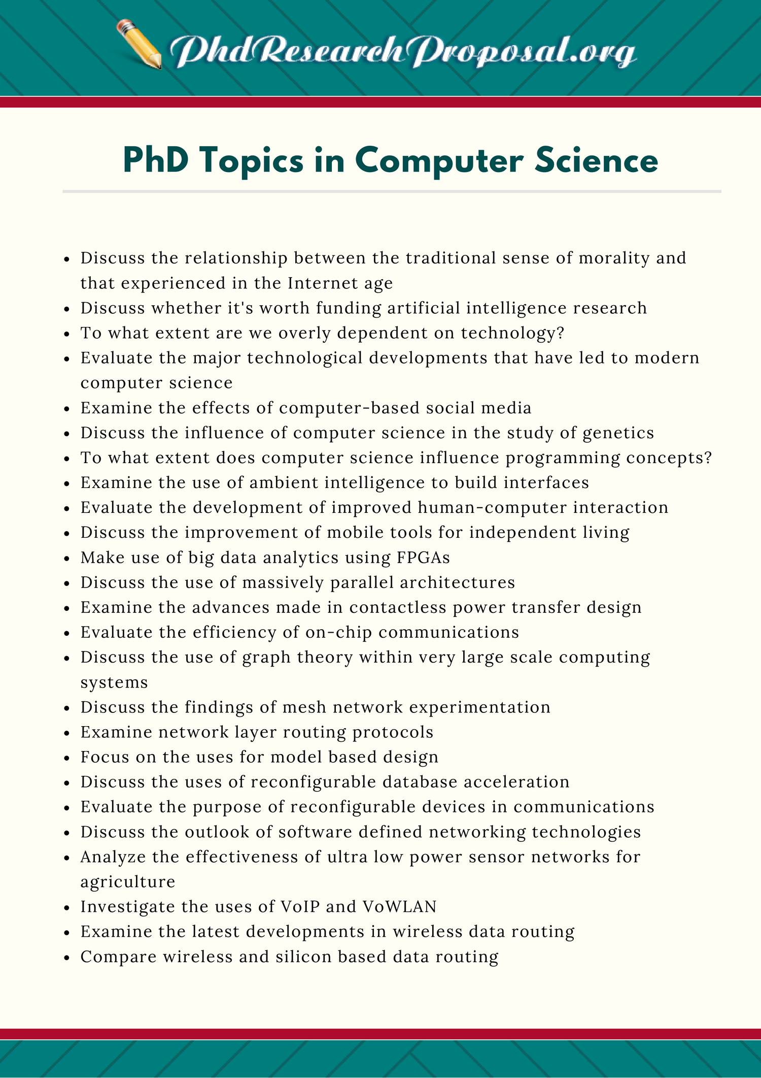 PhD Topics in Computer Science list pdf DocDroid