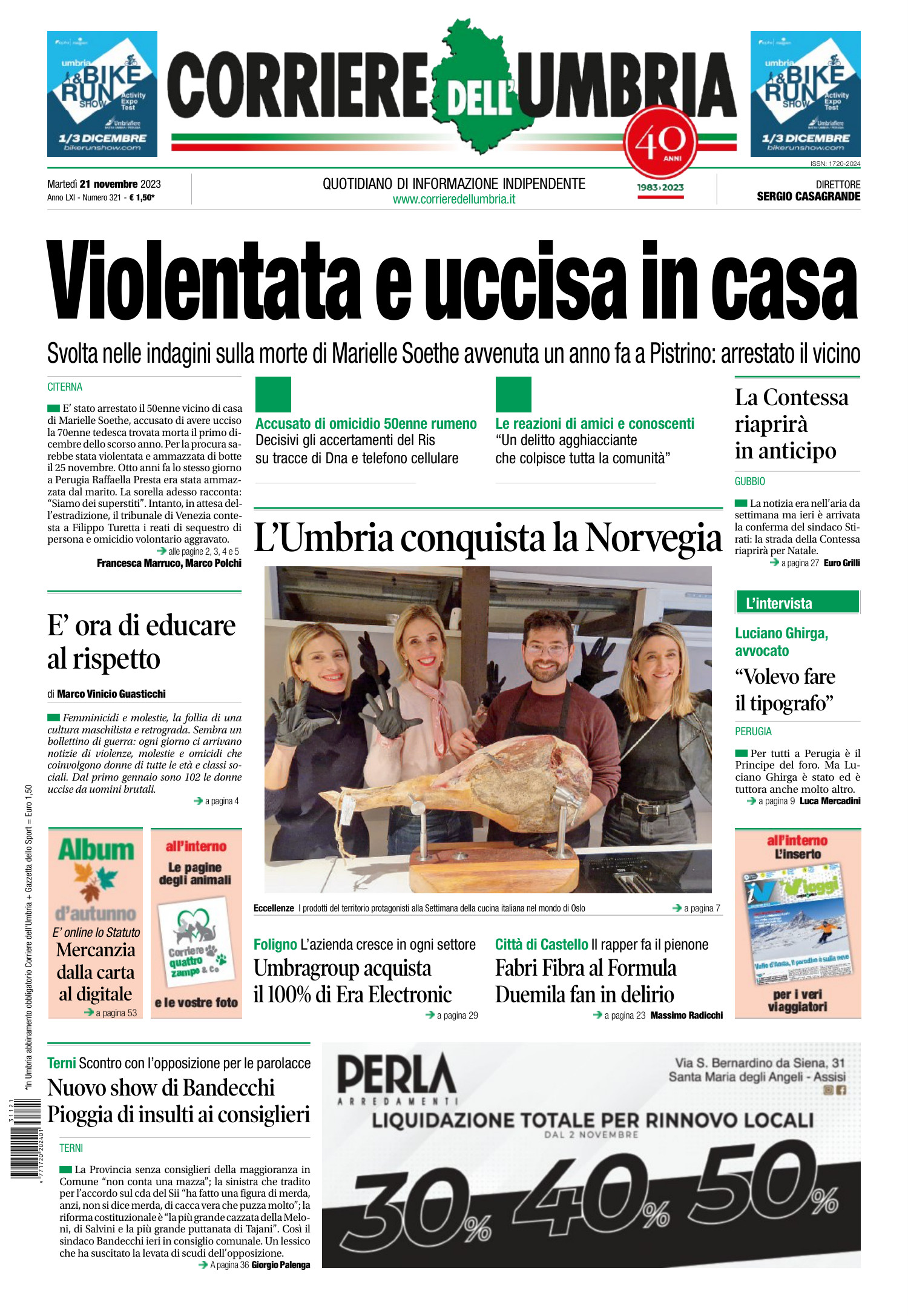 Rassegna Stampa Del 21 Novembre 2023 Prime Pagine Dei Giornali In Pdf