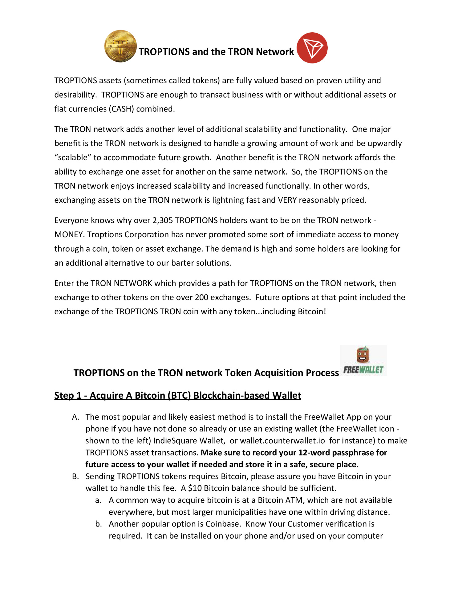 TROPTIONS and the TRON Network.pdf | DocDroid