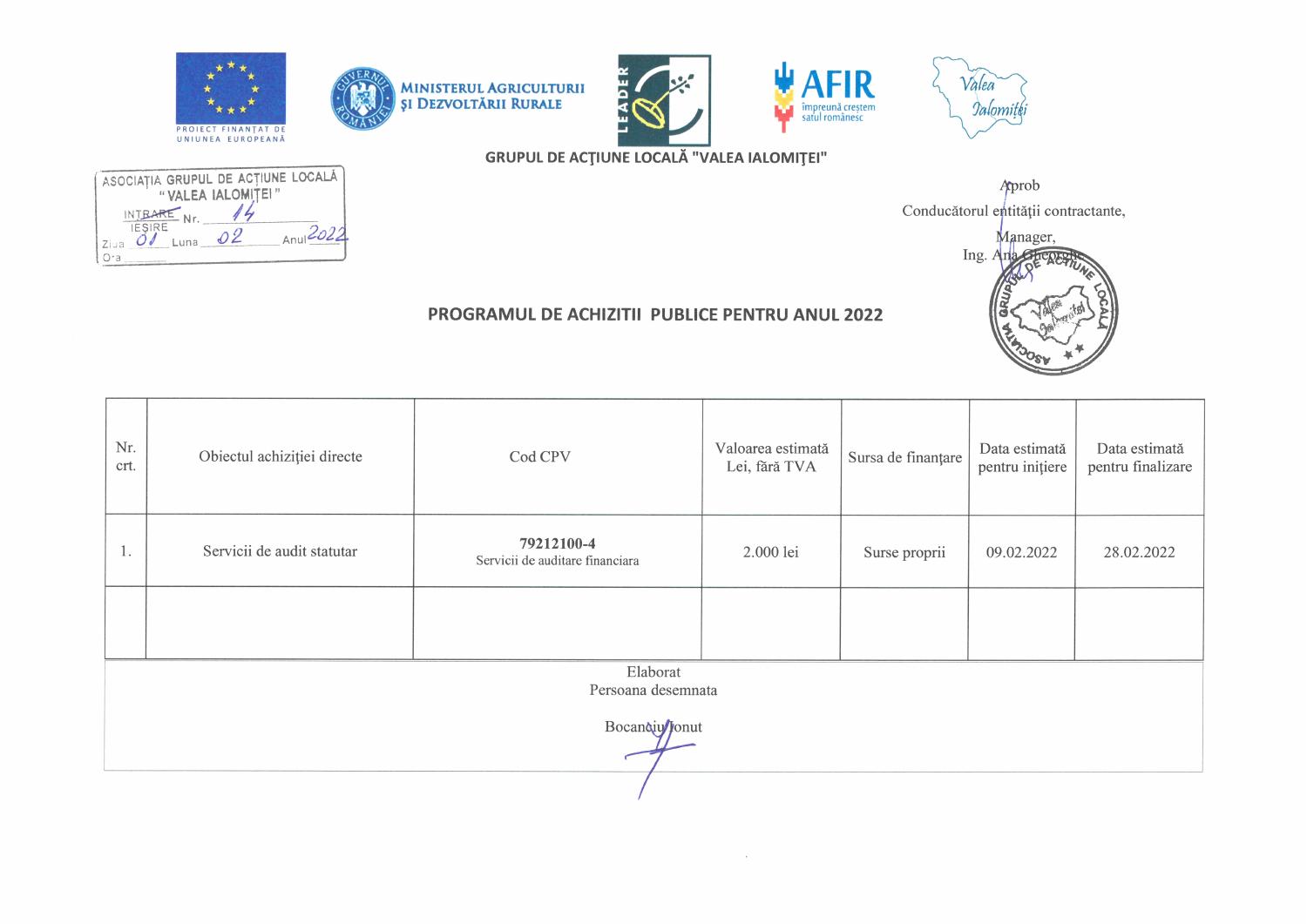 Programul De Achizitii Pentru Anul 2022.pdf | DocDroid