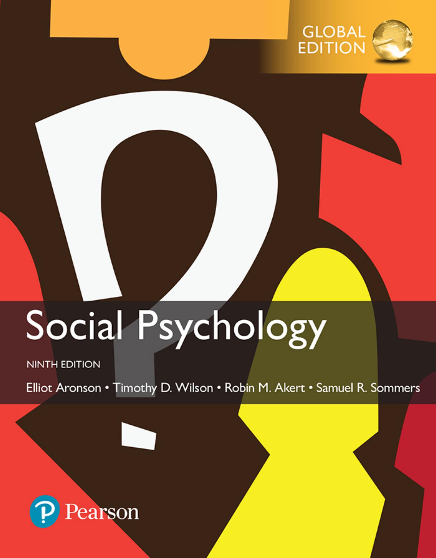 Social psychology by Akert, Robin M. Aronson, Elliot Sommers, Samuel R ...