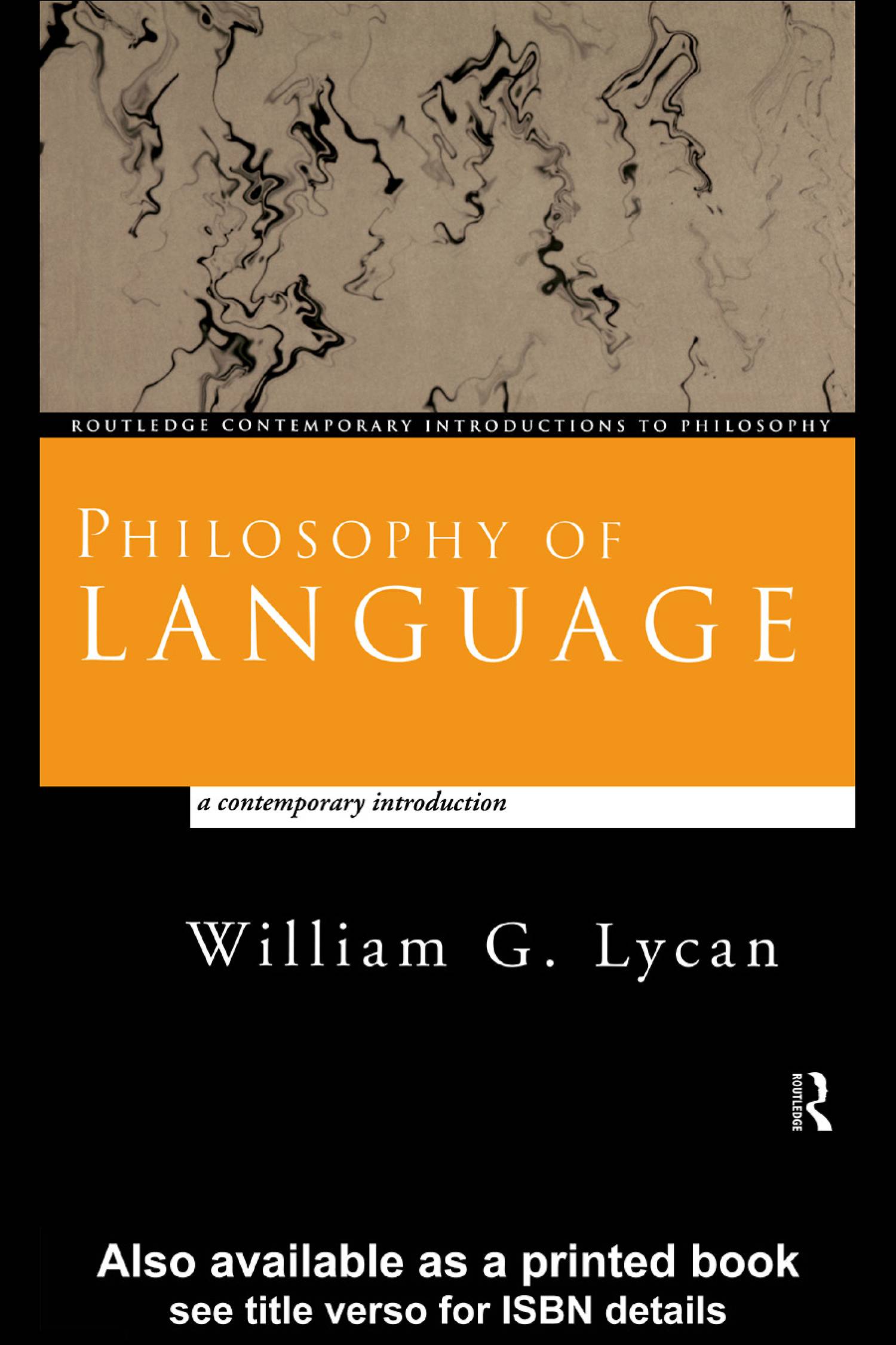 Lycan Introductions to Philosophy) William G. Lycan-Philosophy of ...