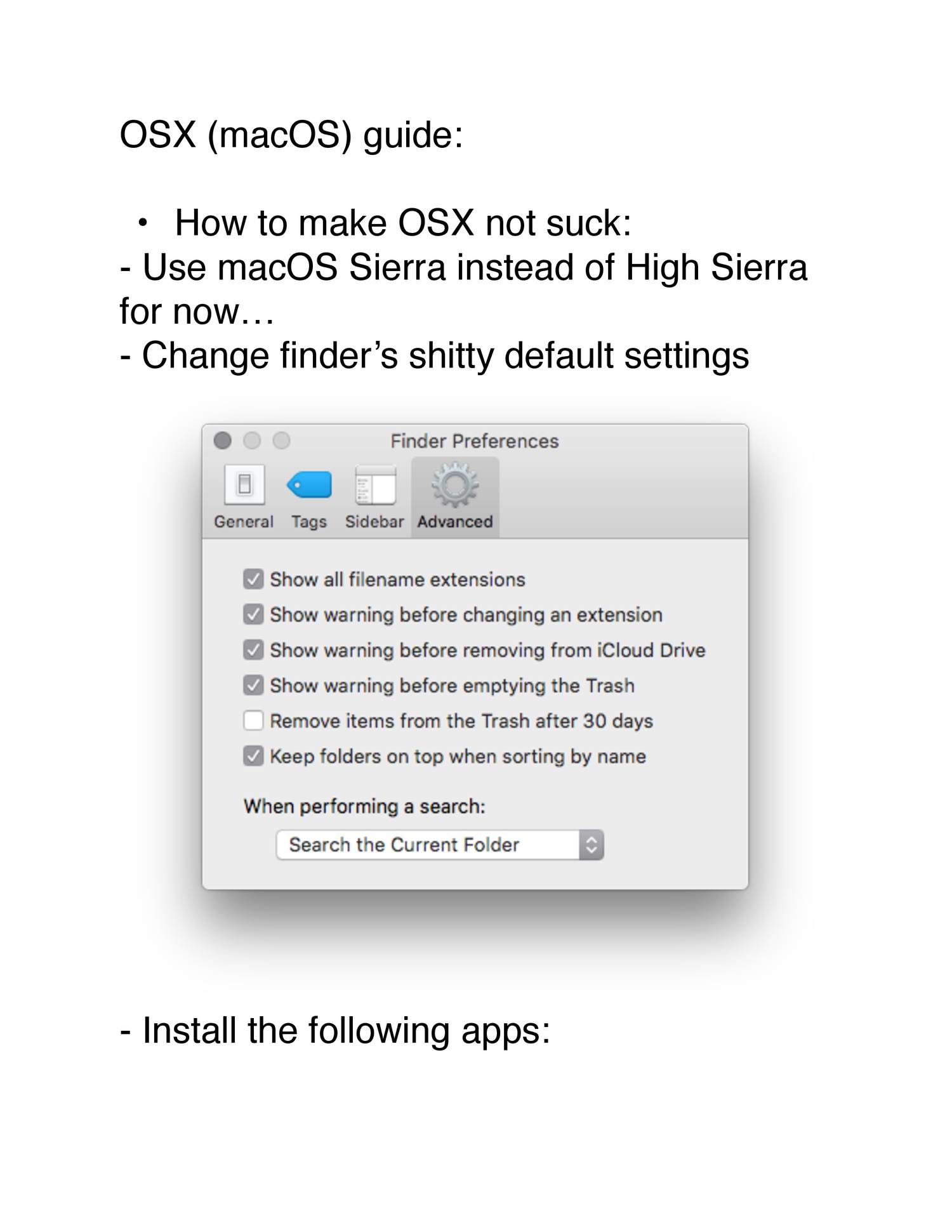 best guidebook to mac os sierra for dumies filetype:pdf