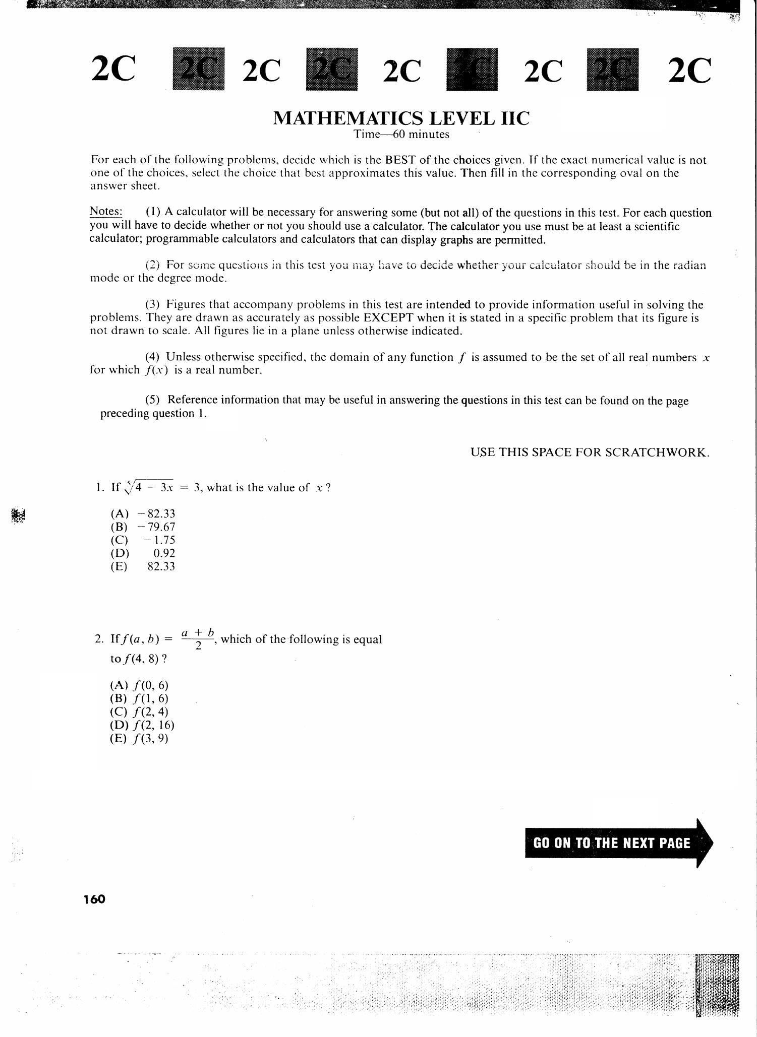 sat math practice test 1 pdf