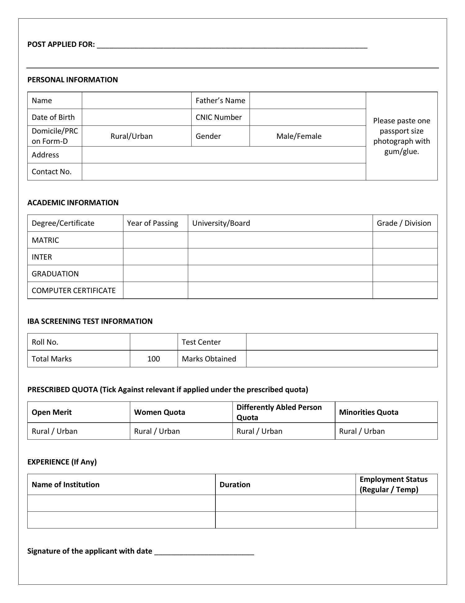 DAO Jobs Application Form.pdf | DocDroid