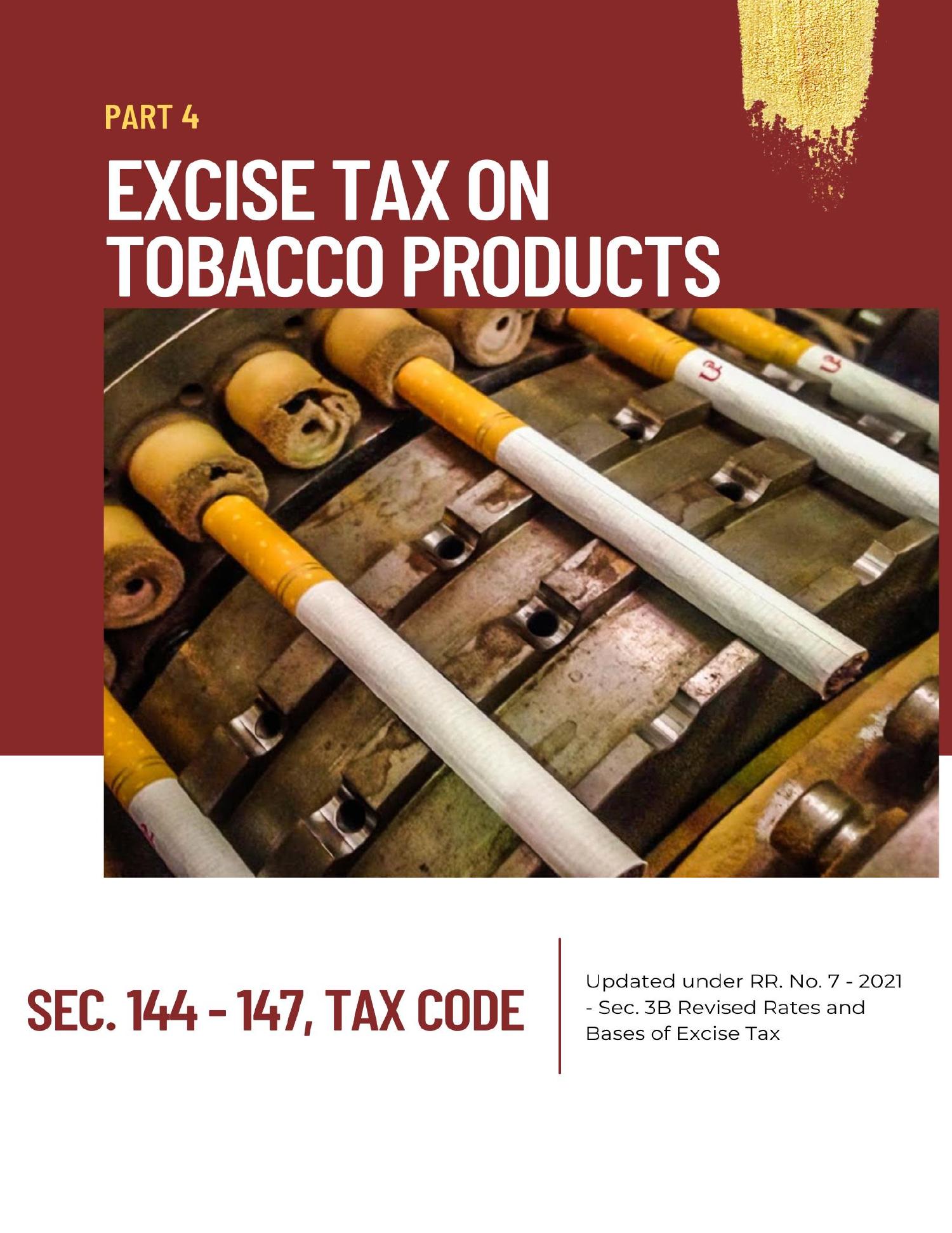 excise tax act tobacco canada