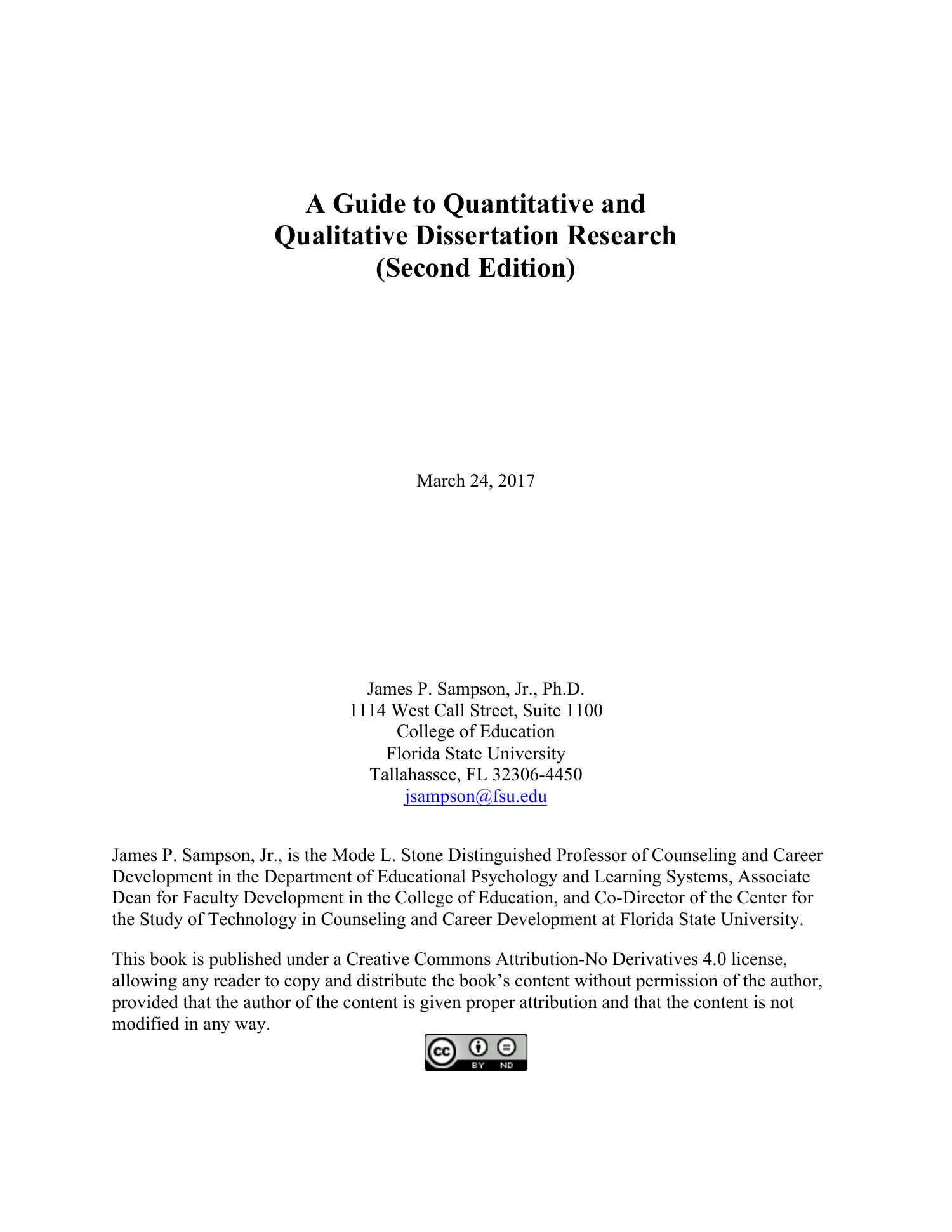 qualitative research dissertation example