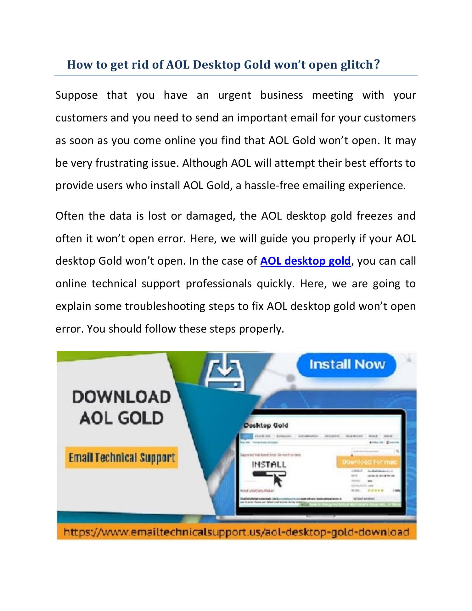 aol gold download free