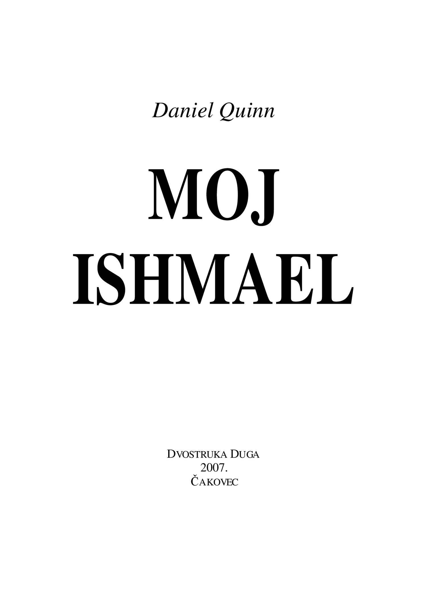 ishmael daniel quinn review