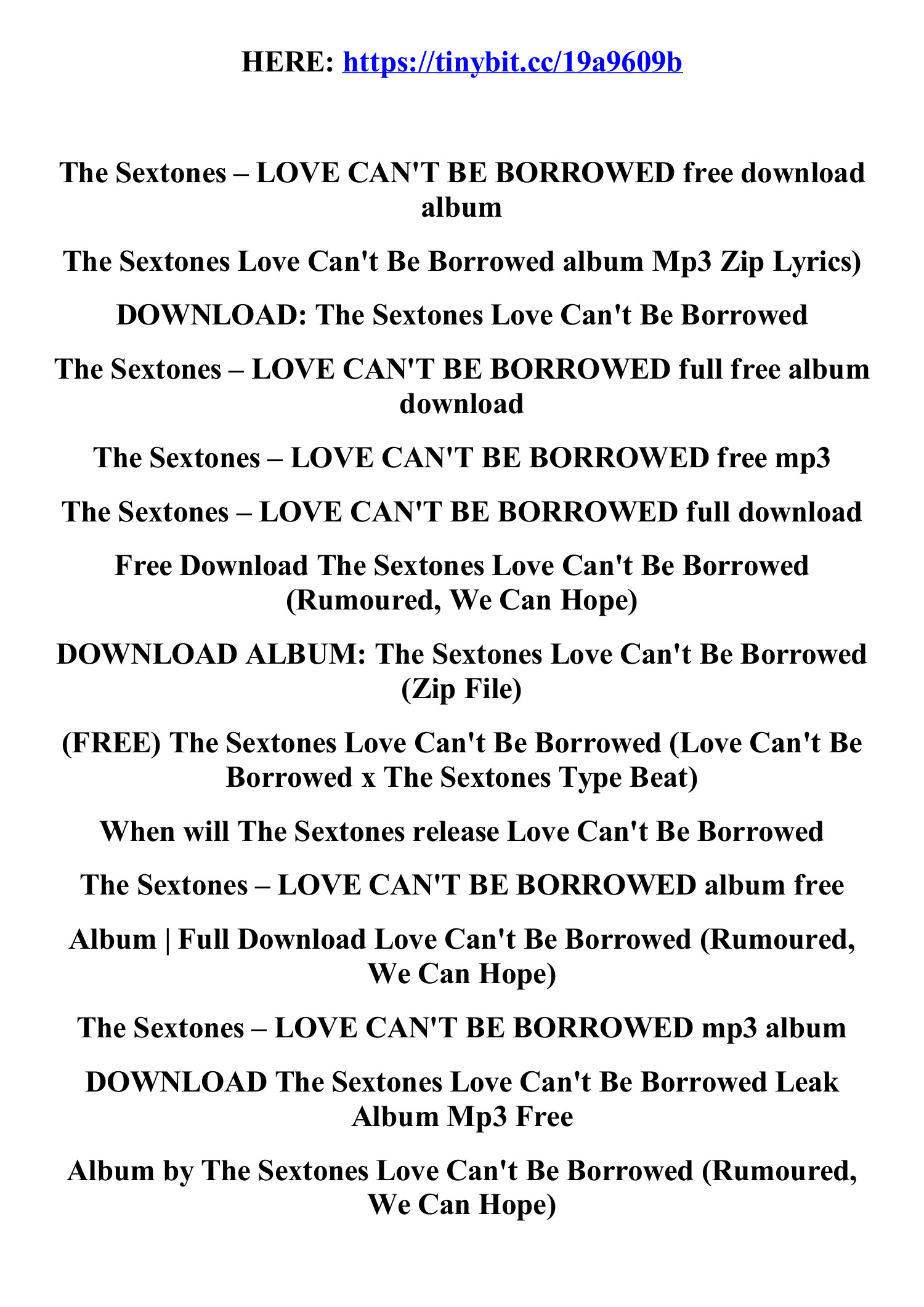 the_sextones_love_can_t_be_borrowed_free_download_album.pdf | DocDroid