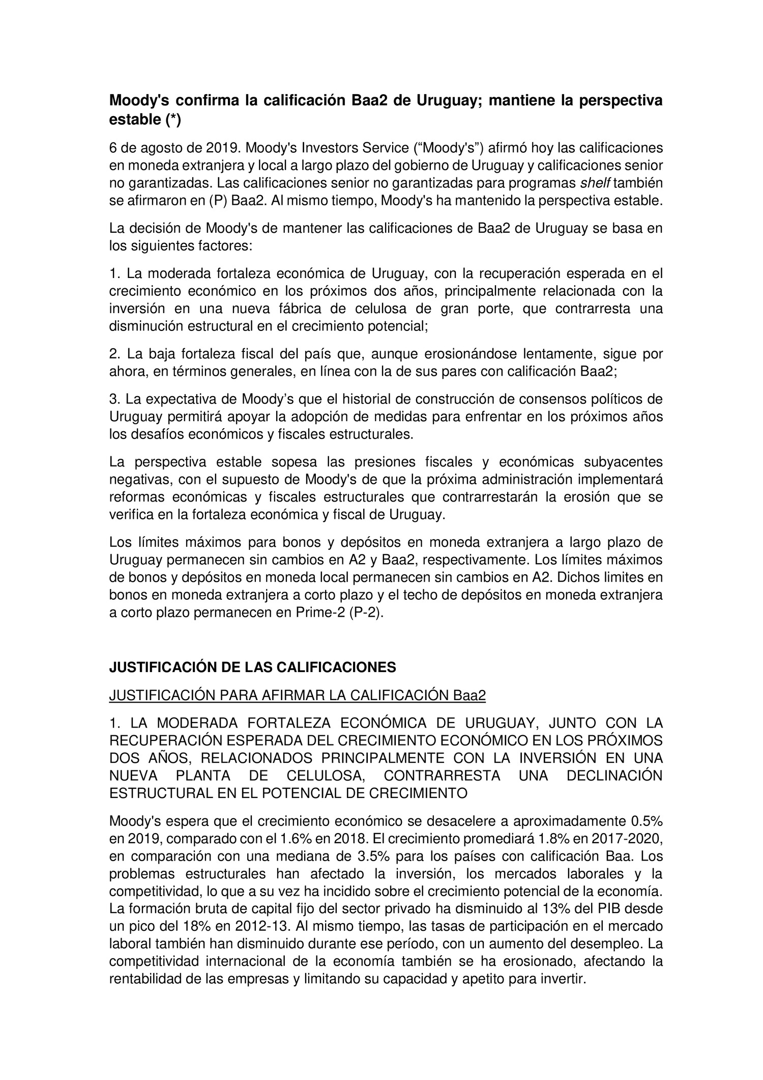 Moodys Traduccion Pr Espanol 06 08 19 Pdf Docdroid