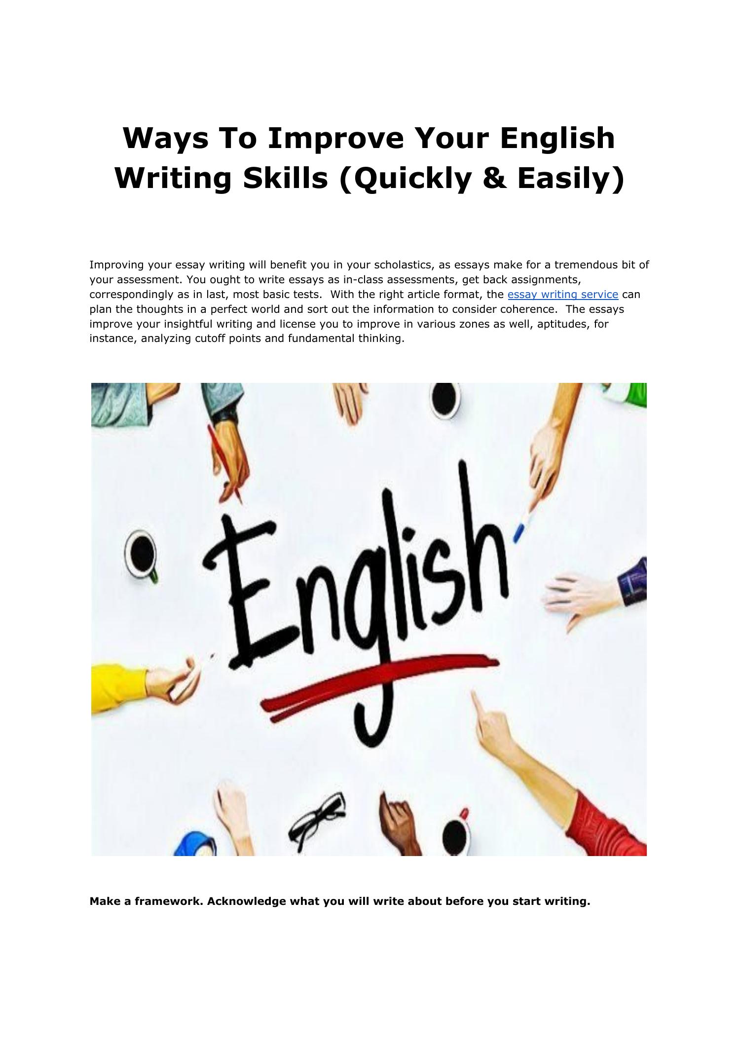 Ways To Improve Your English Writing Skills Quickly Easily 1 pdf 