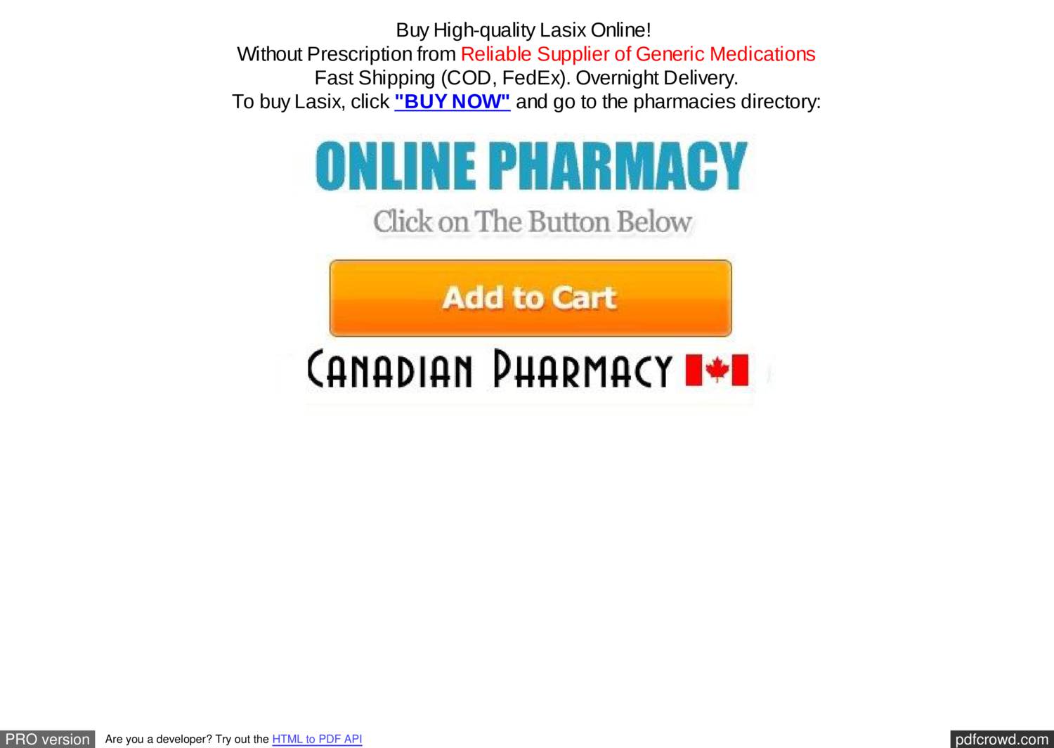 Buy lasix online without a prescription