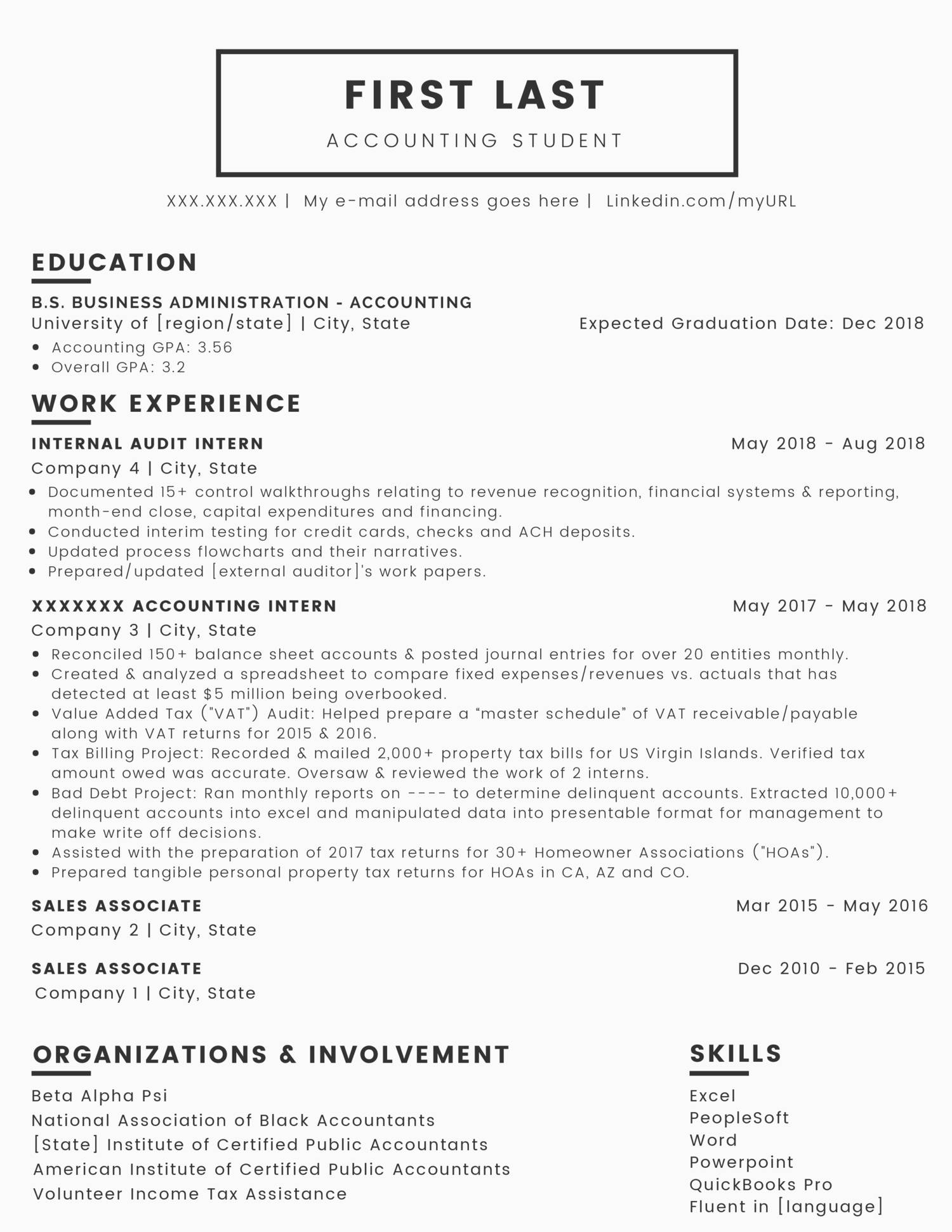 good resume examples reddit