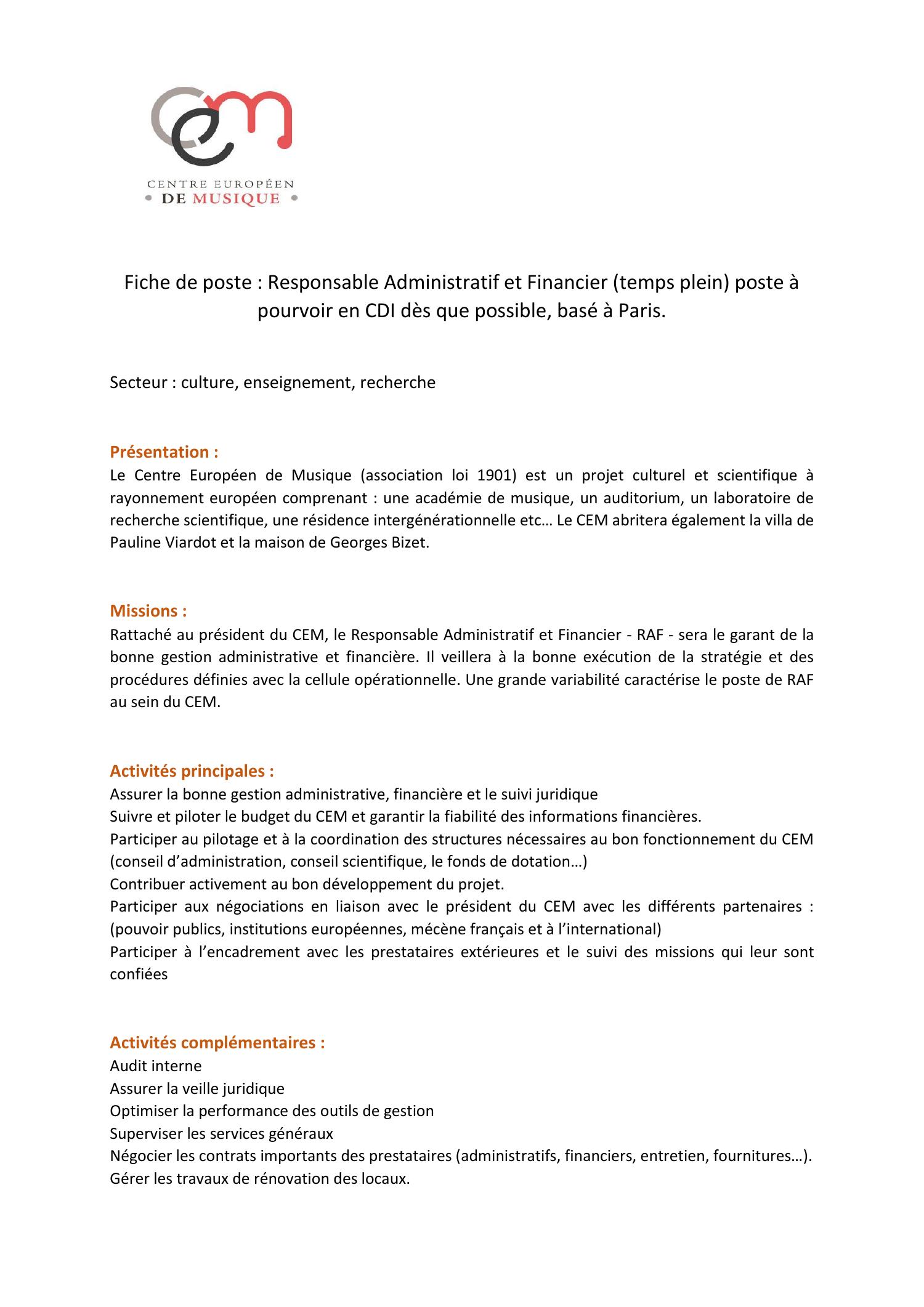 Fiche de poste  Responsable administratif et financier  (1).pdf