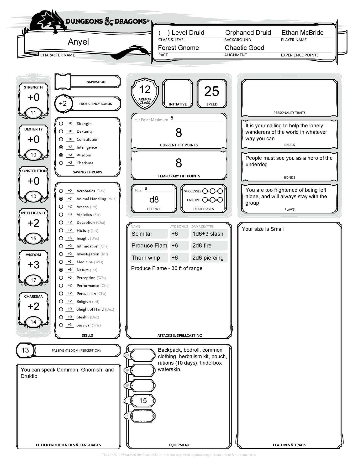 Anyel Character Sheet.pdf | DocDroid