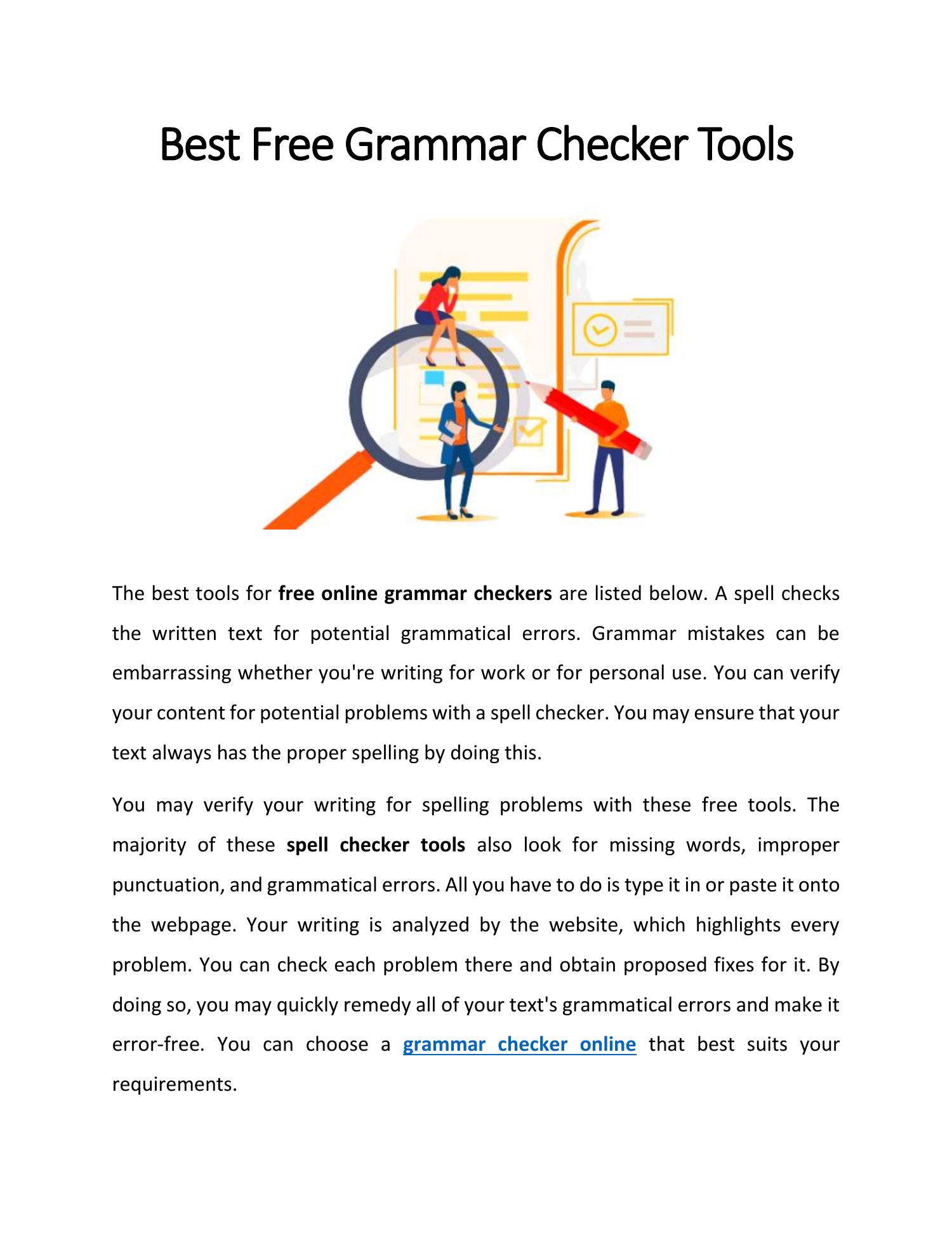 top free grammar checker