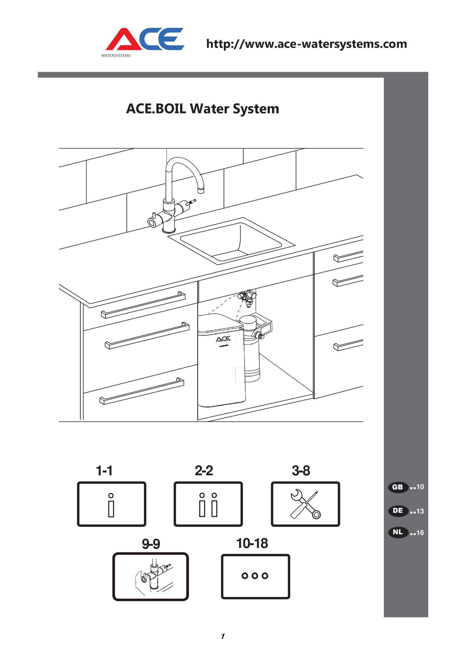 Regelmatigheid te veel Noord West Nederlandse handleiding ACE.BOIL 3-in-1 Kokendwaterkraan system .pdf |  DocDroid