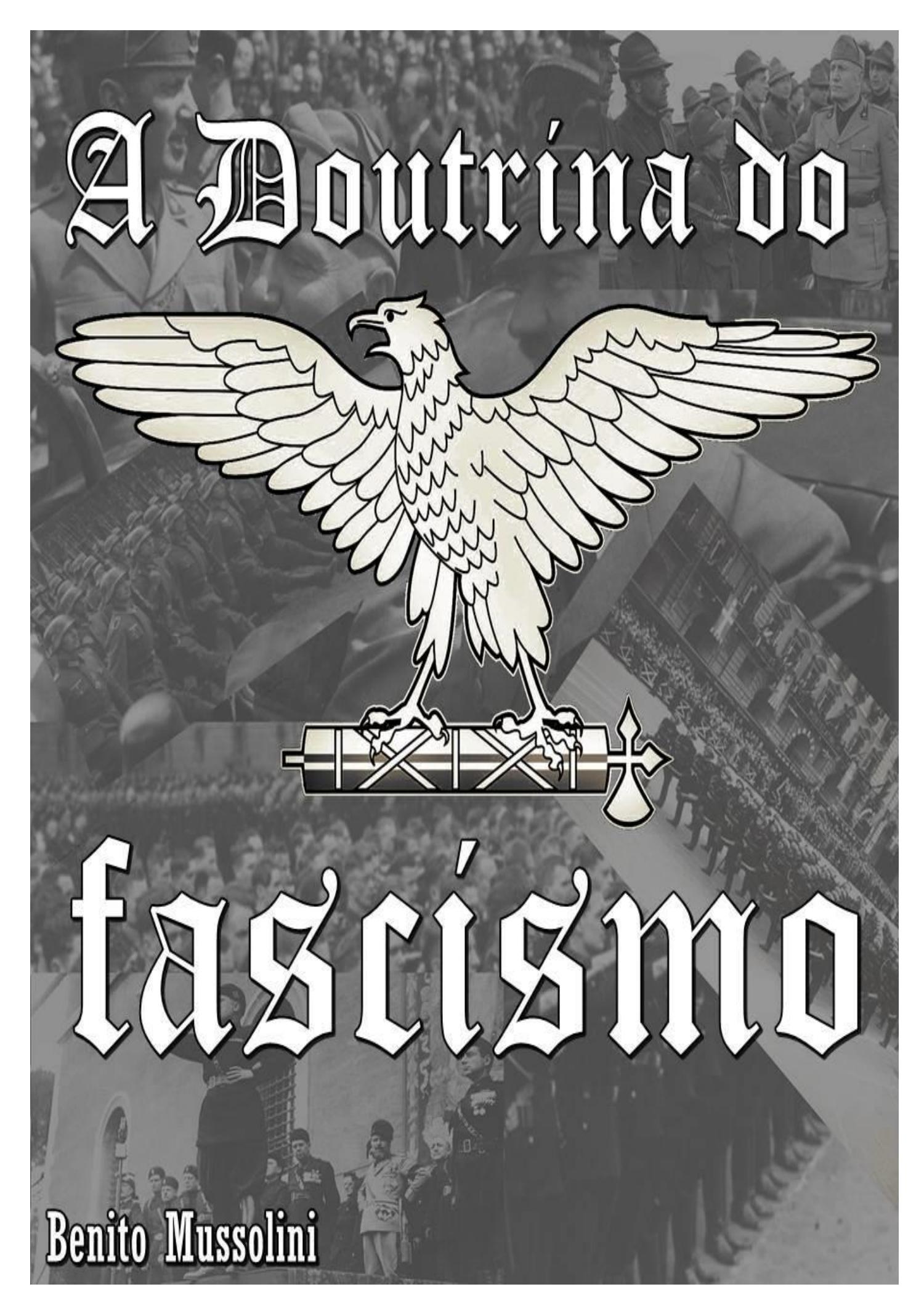 Benito Mussolini A Doutrina Do Fascismo Pdf DocDroid