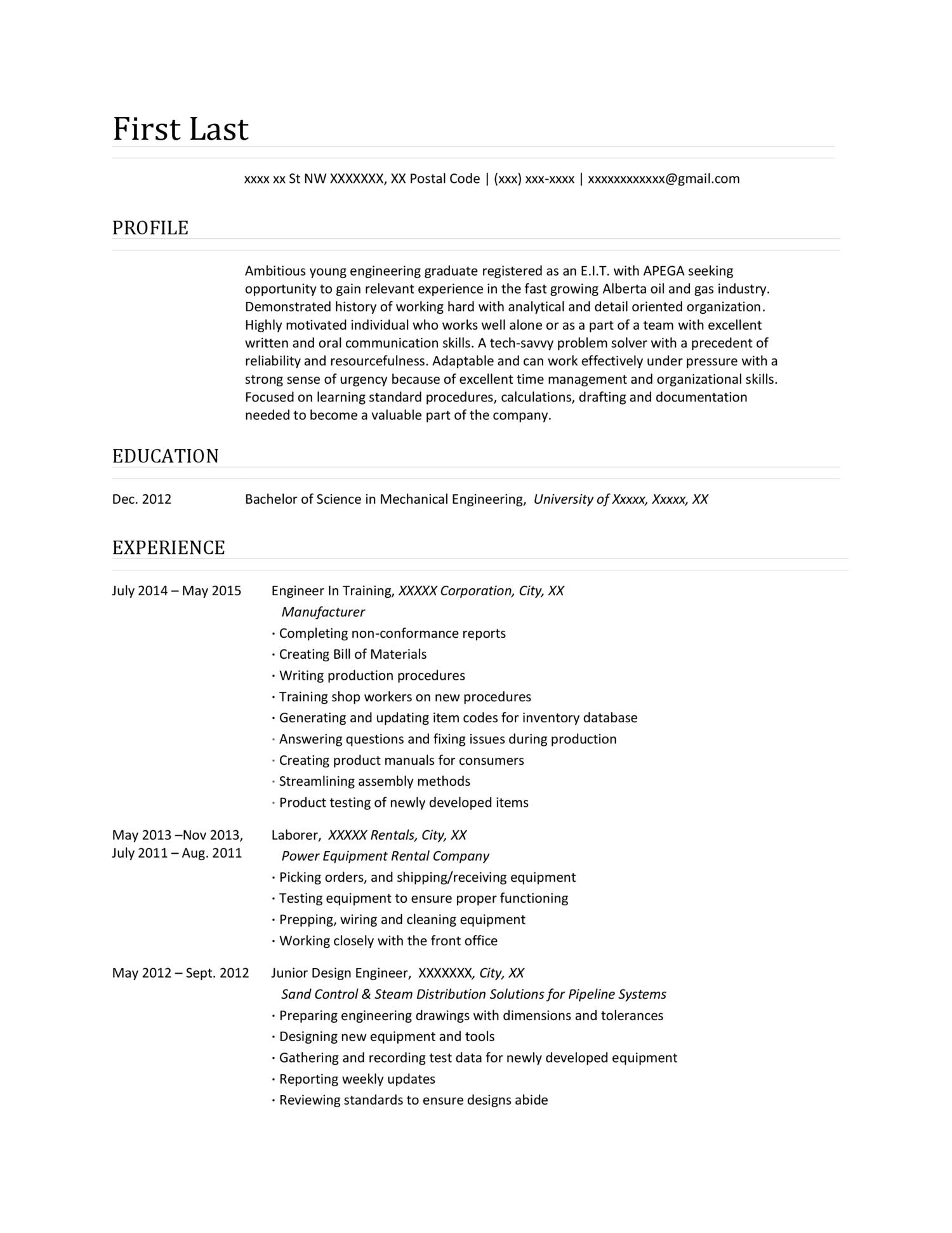 how to write a resume critique