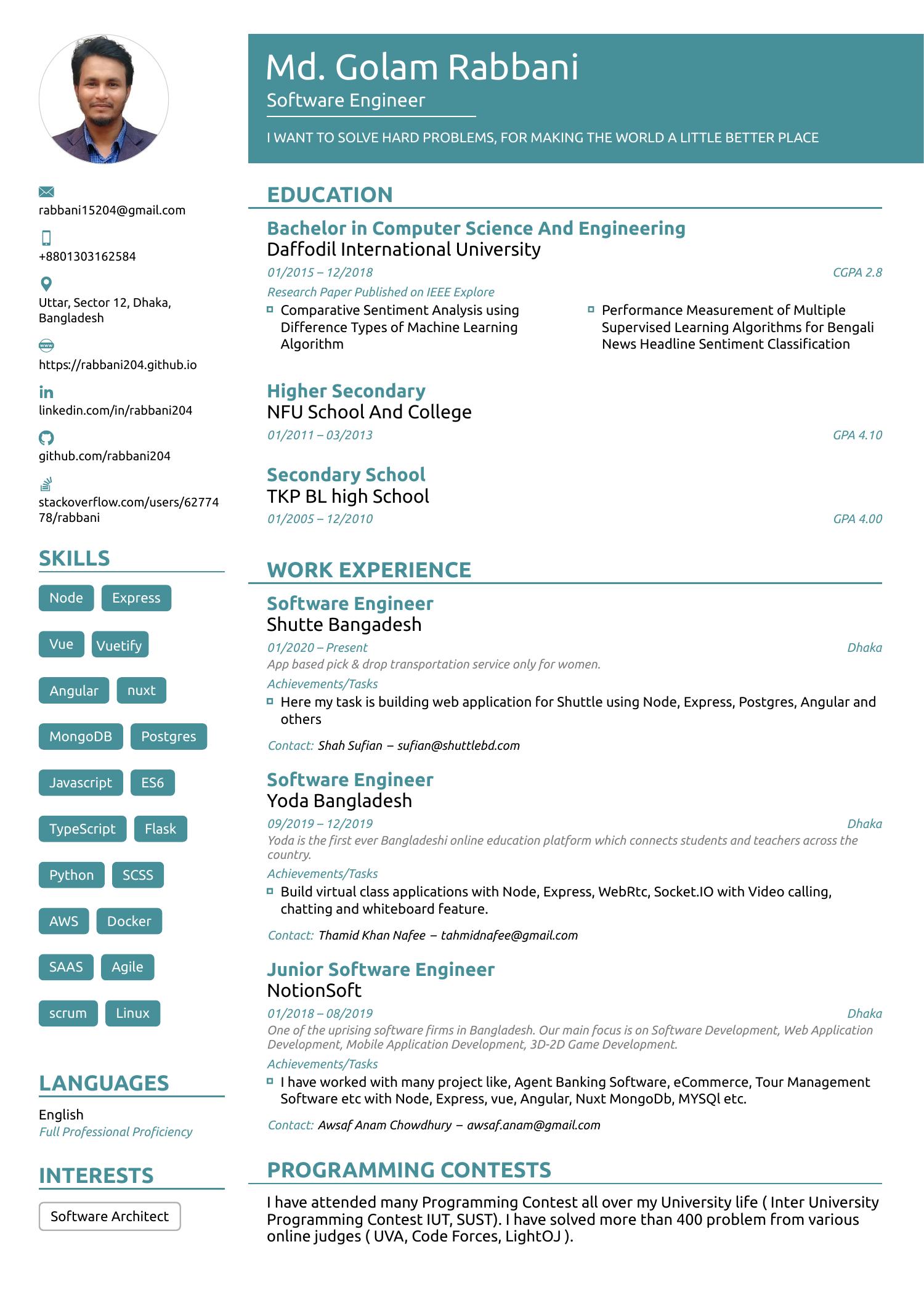 Golam_Rabbani_Resume.pdf | DocDroid