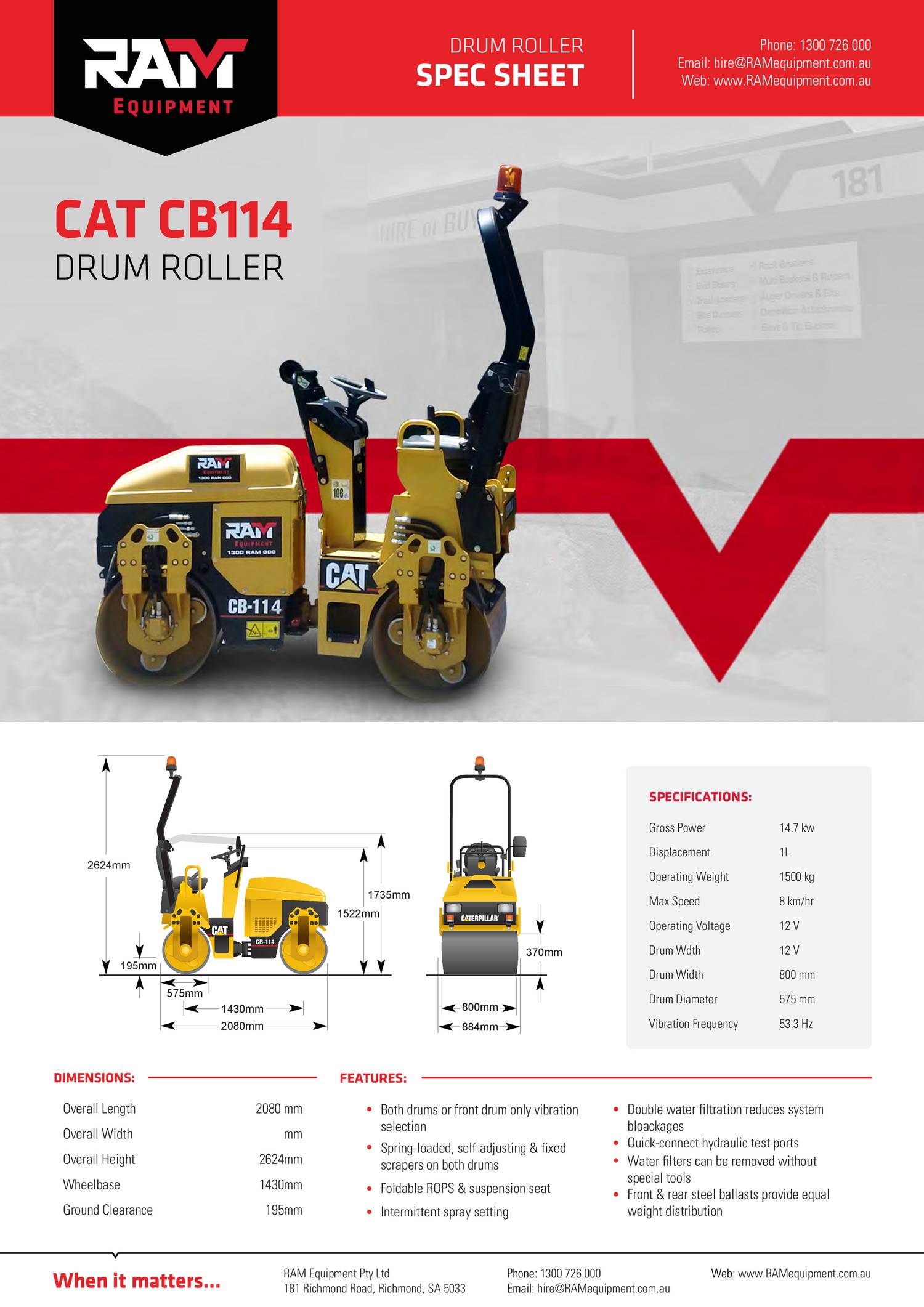 ram-equipment-spec-sheet-compaction-caterpillar-cb114.pdf | DocDroid