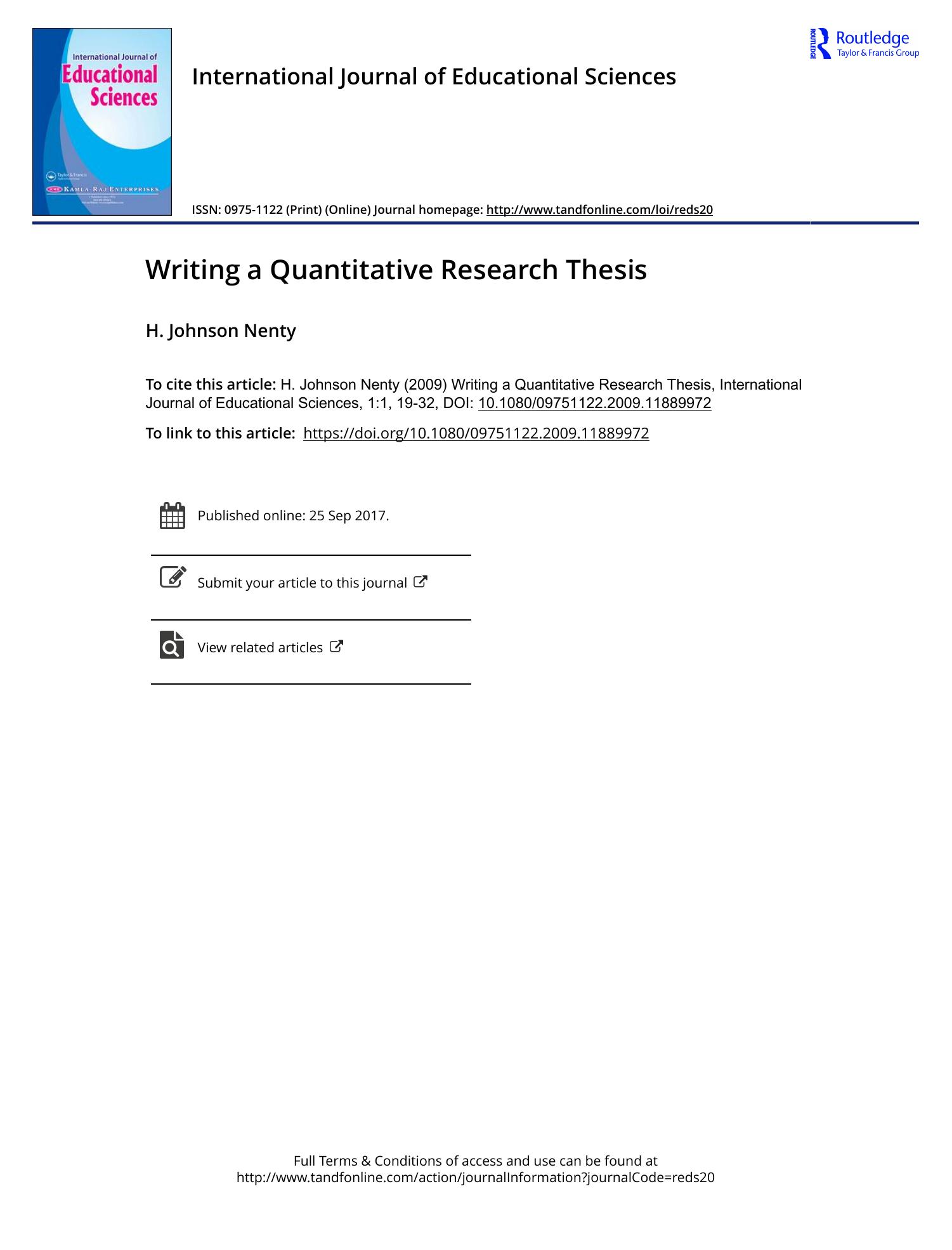 quantitative research essay pdf
