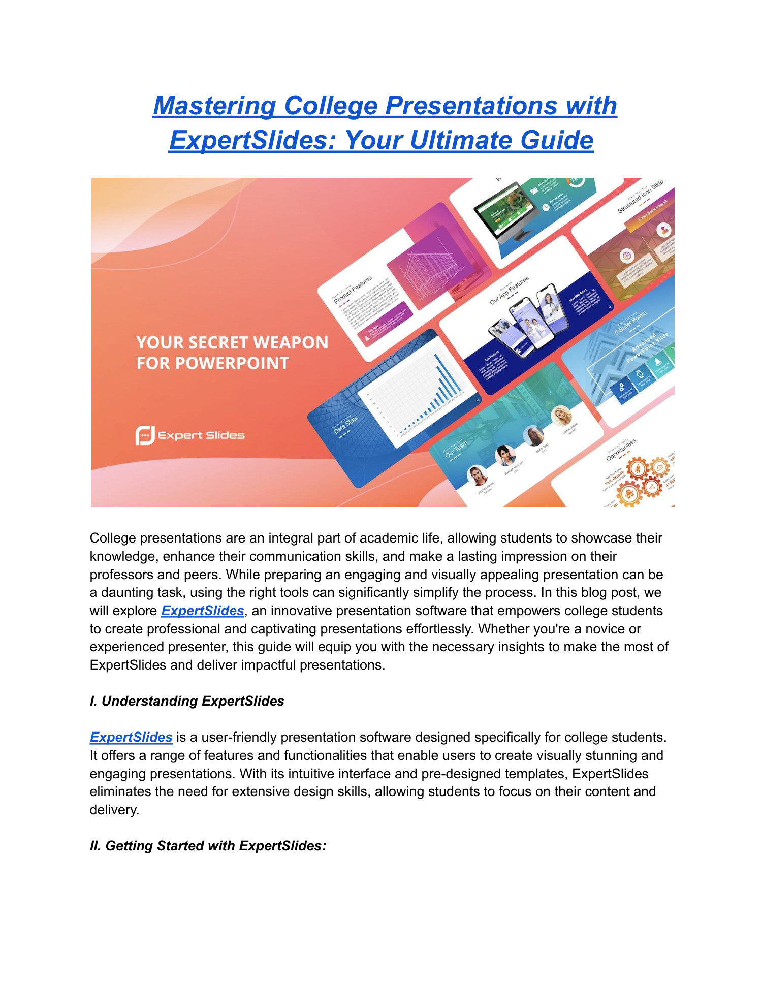 guide to presentations pdf