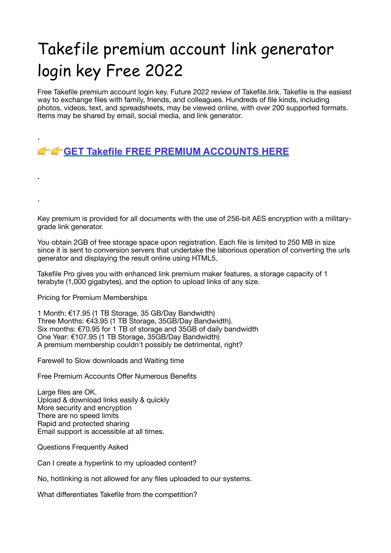 premium account link generator login key Free.pdf | DocDroid