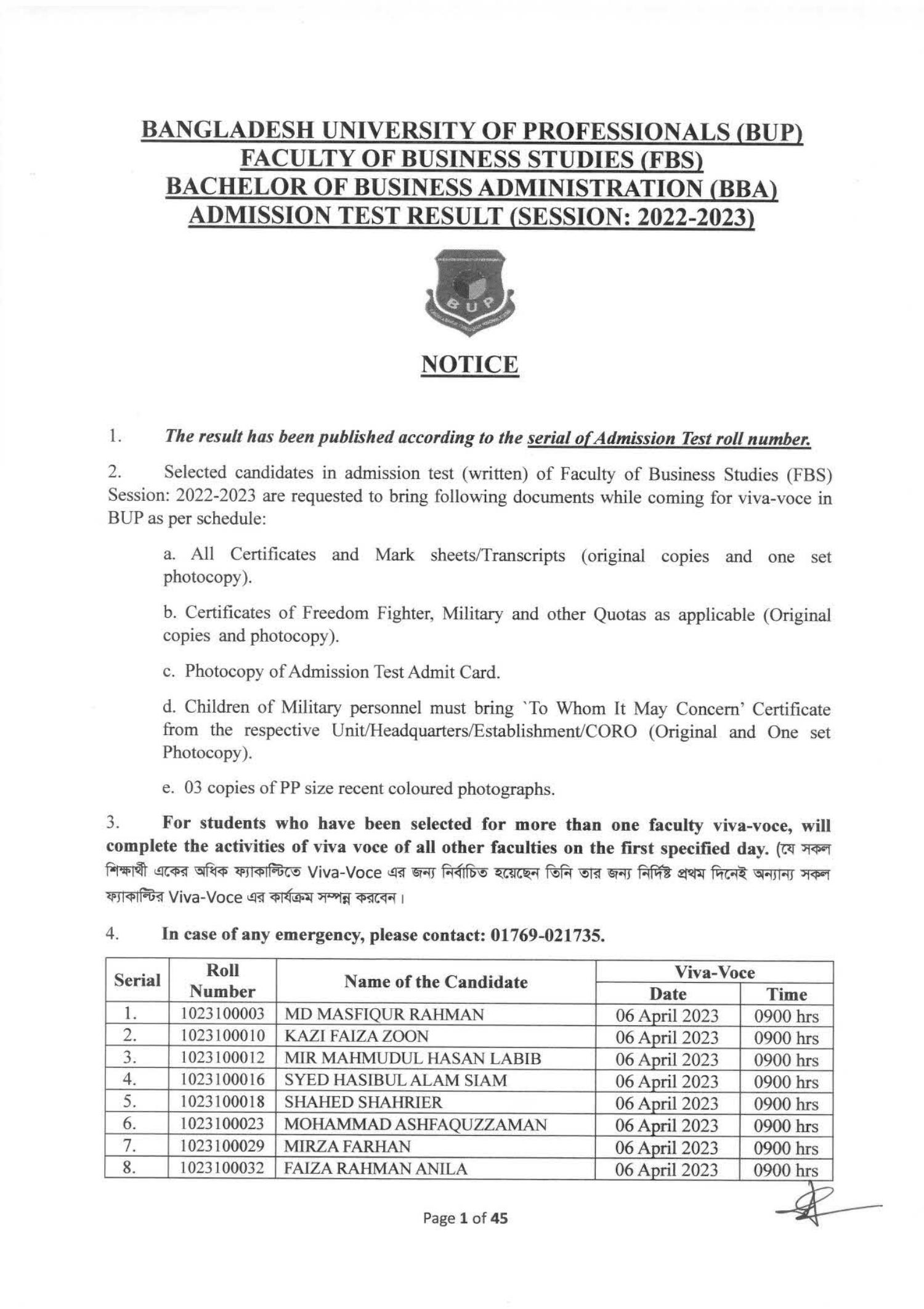 b.a.3rd year result 2022