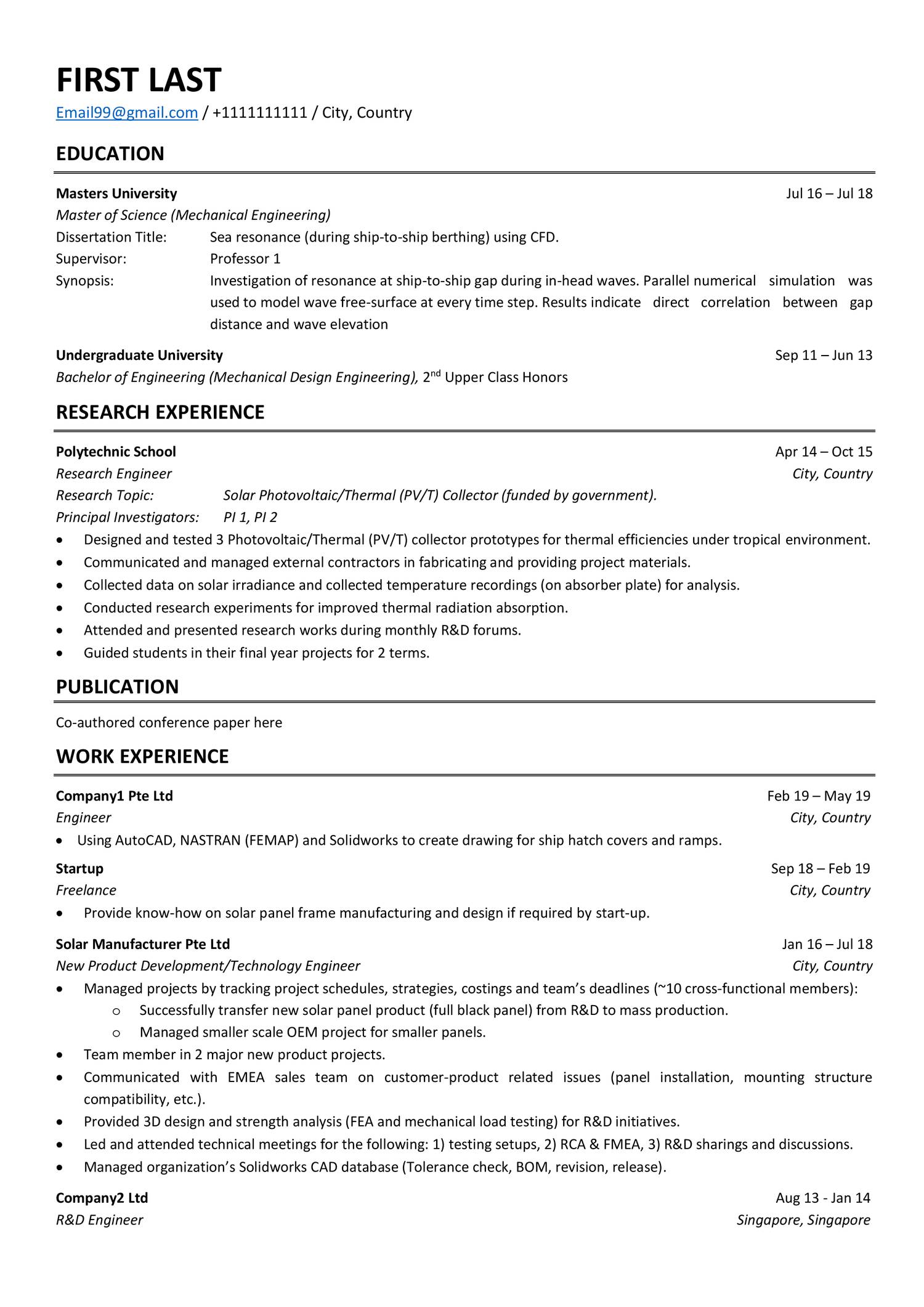 Academic Cv Curriculum Vitae Template Amp Examples For 2022 Gambaran