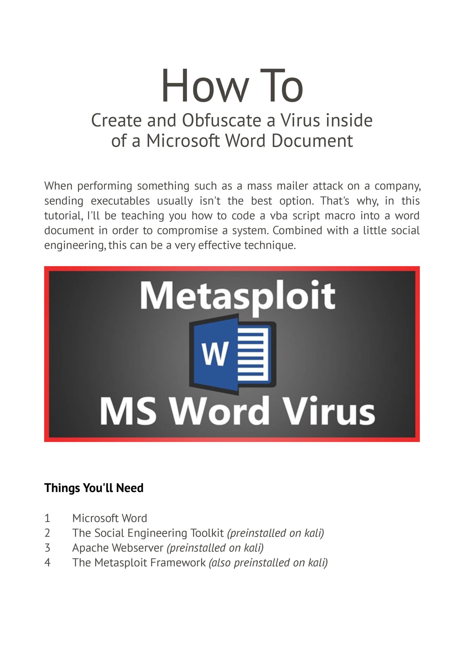 magic word virus
