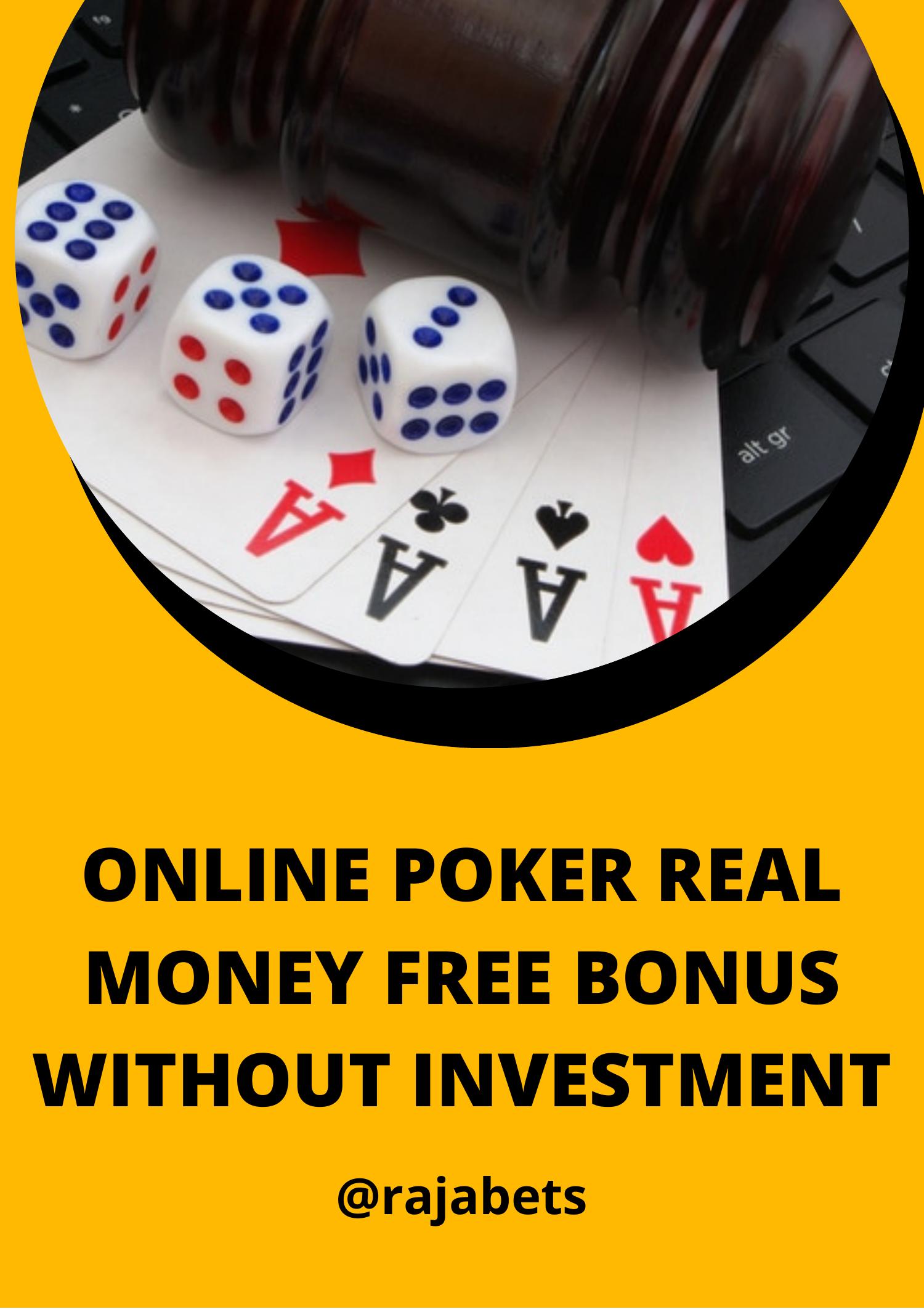 online poker real money free bonus