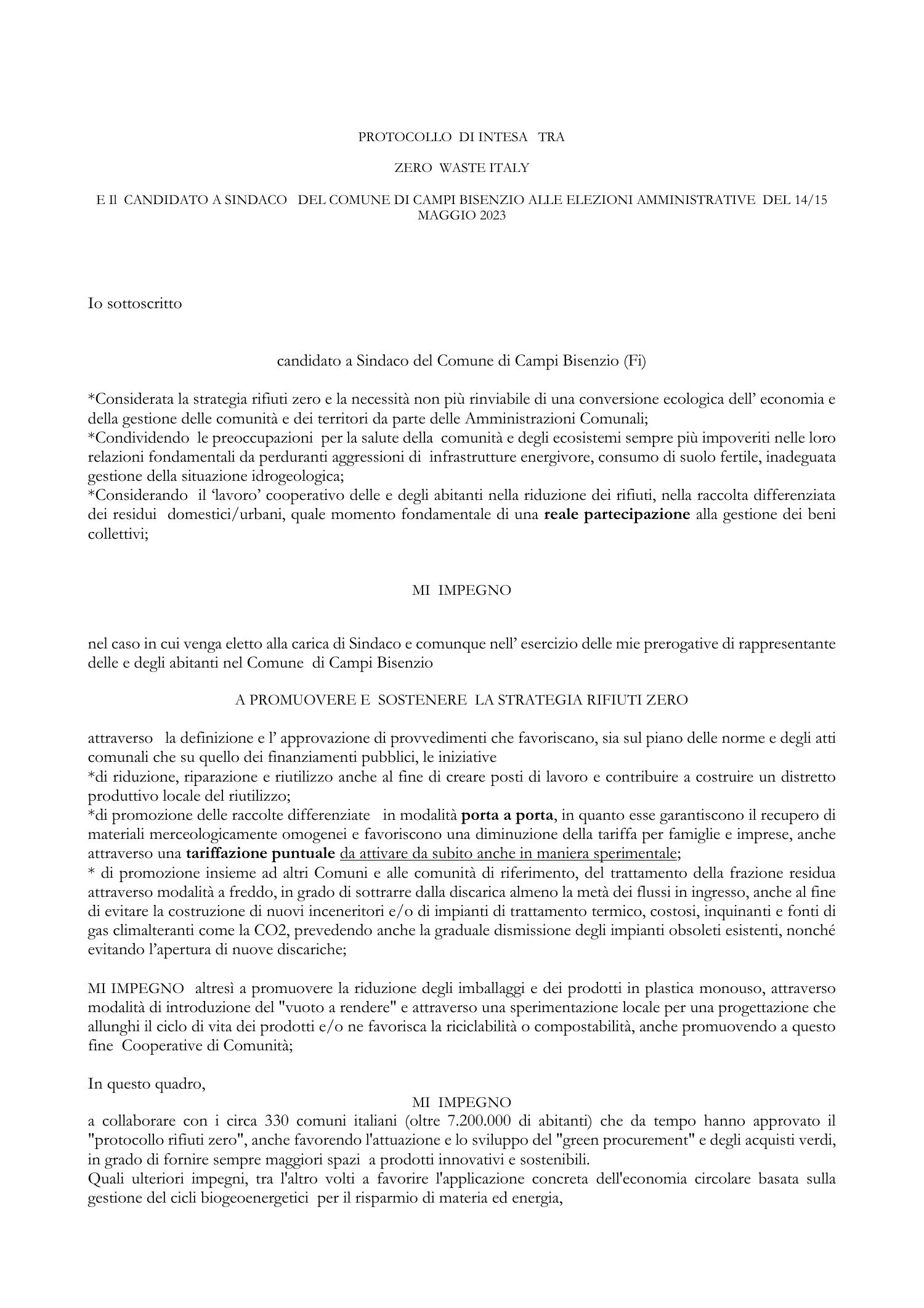 CAMPI B. Protocollo Di Intesa Rifiuti Zero.pdf | DocDroid