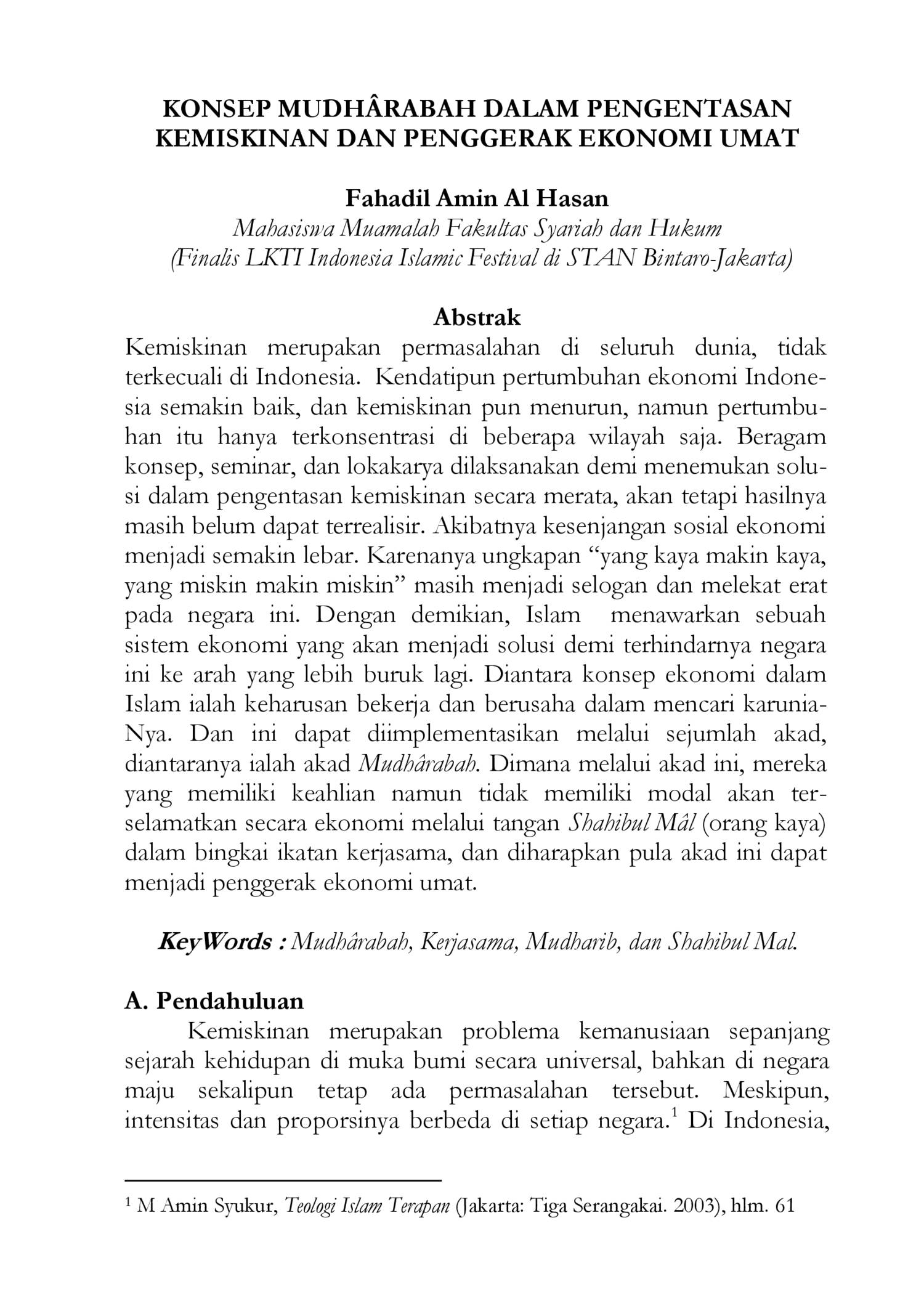 15. Konsep Mudharabah Dalam Pengentasan Kemiskinan_ Fahadil.pdf | DocDroid