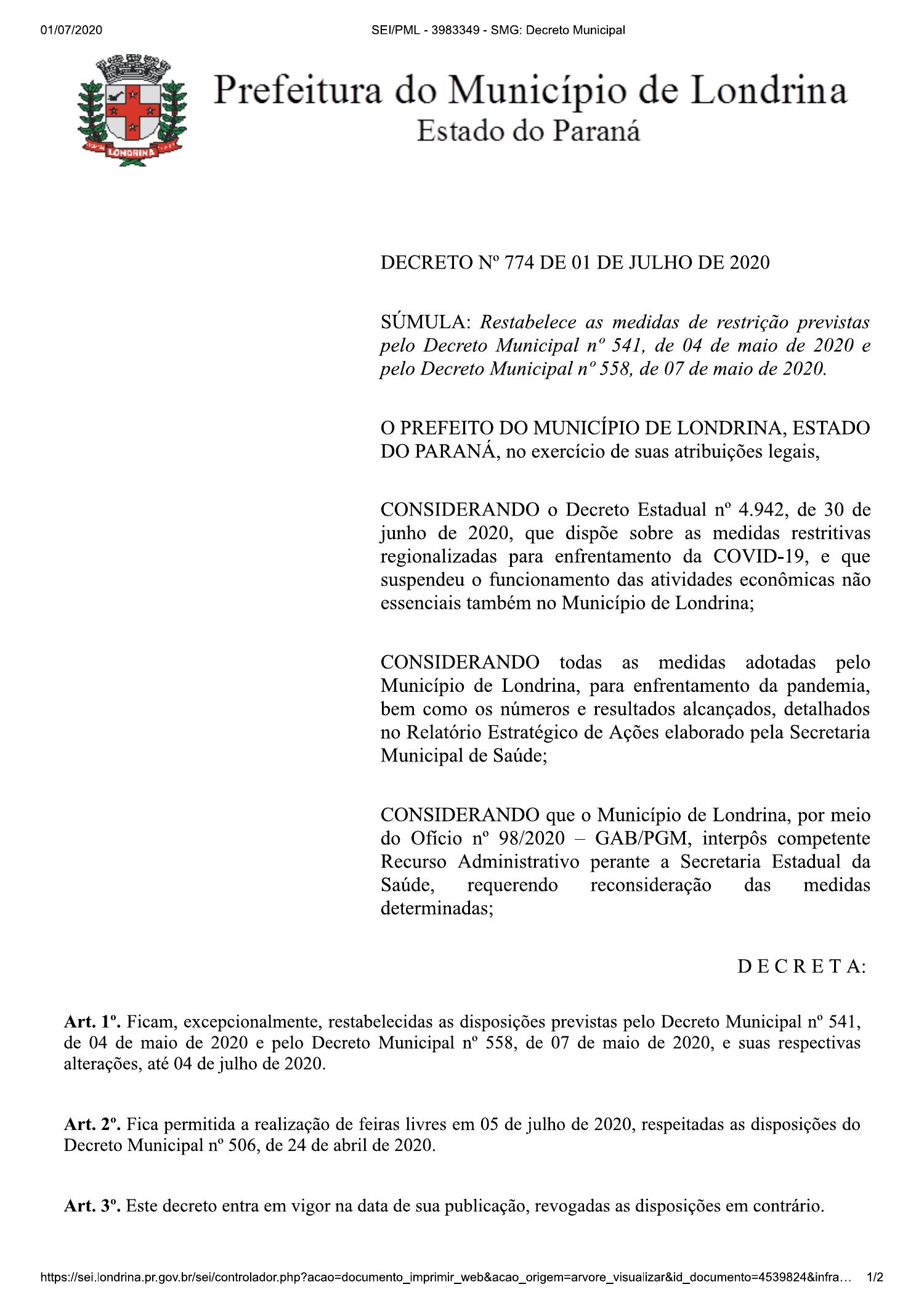 Decreto 774-2020 - Restabelece 541 E 558.pdf | DocDroid