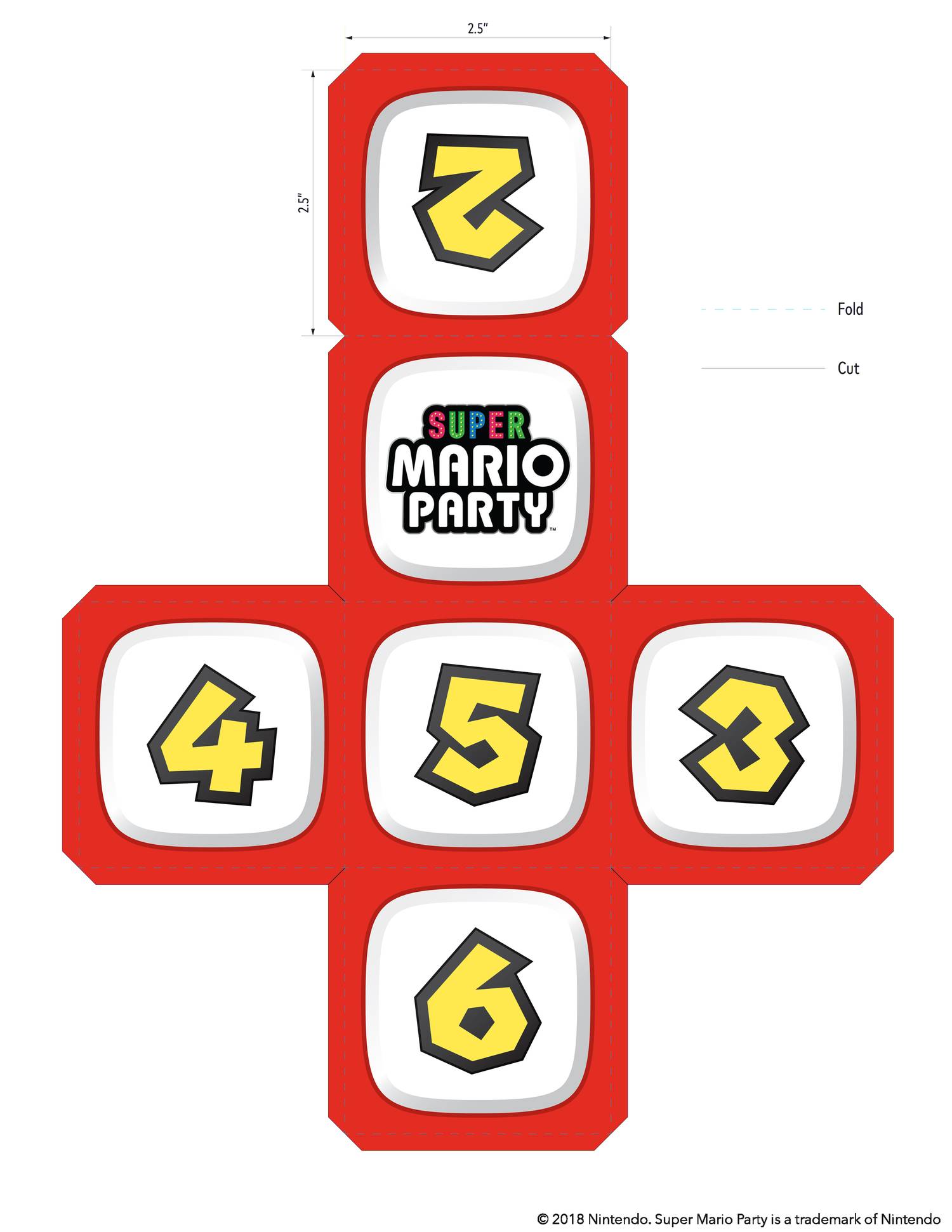 super mario party switch character dice