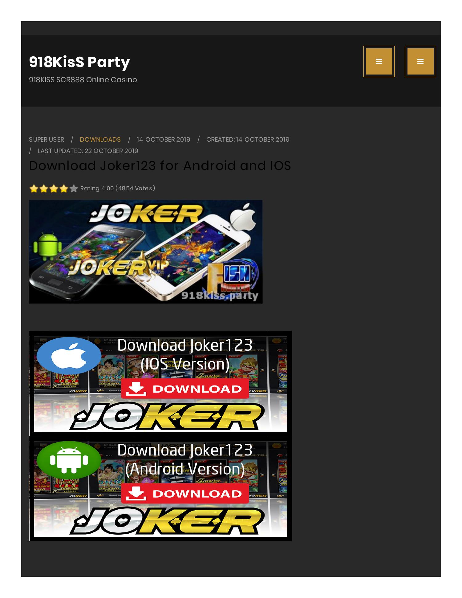 Joker123 joker123 download android apk 36+ Joker123
