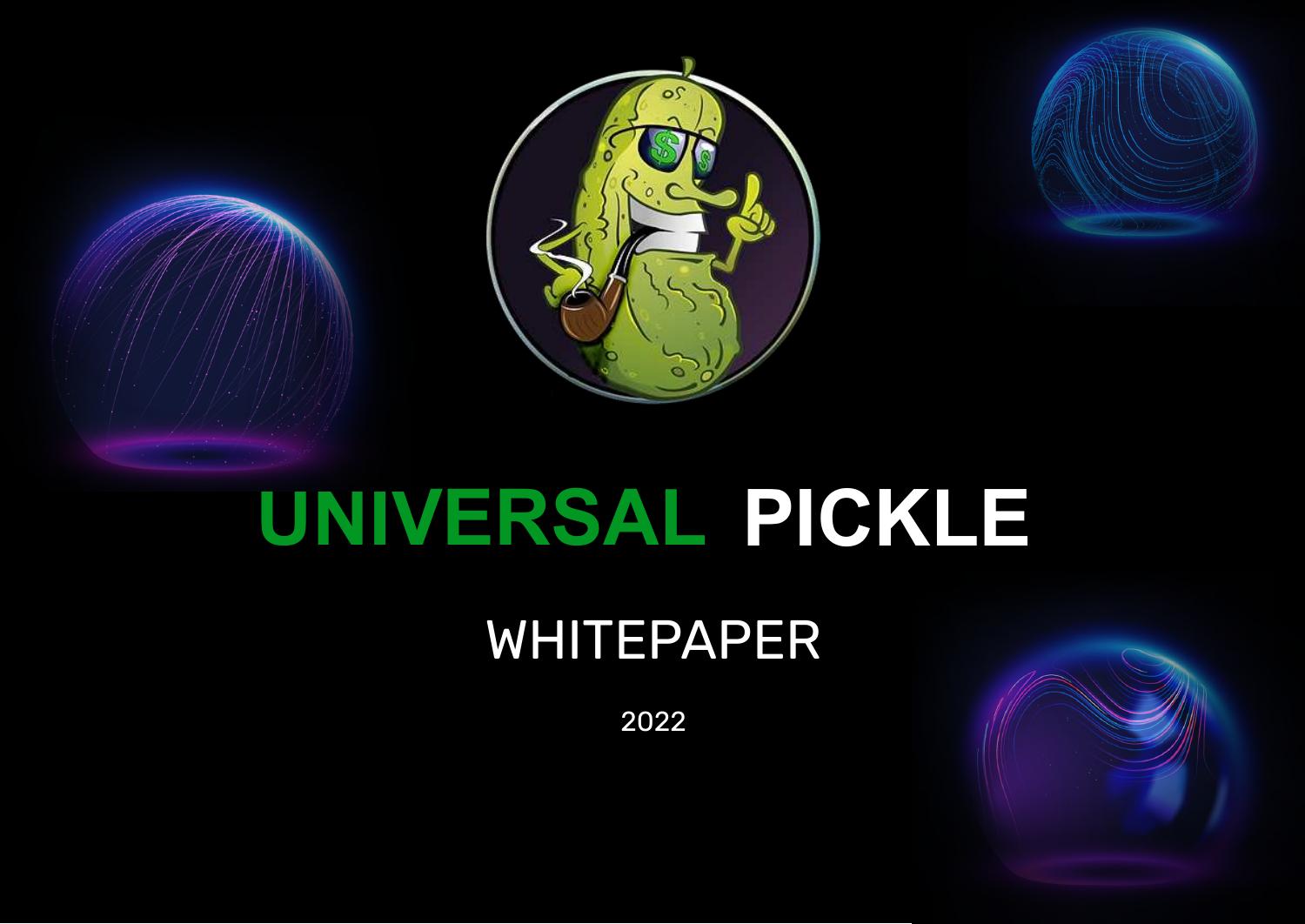 universal pickle crypto