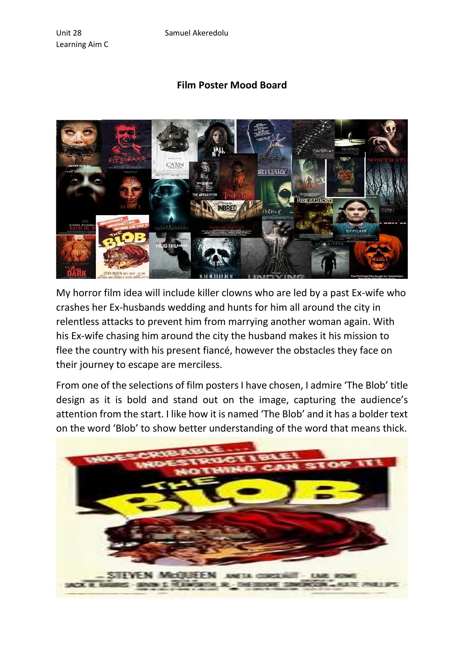 Horror film poster mood board.docx | DocDroid