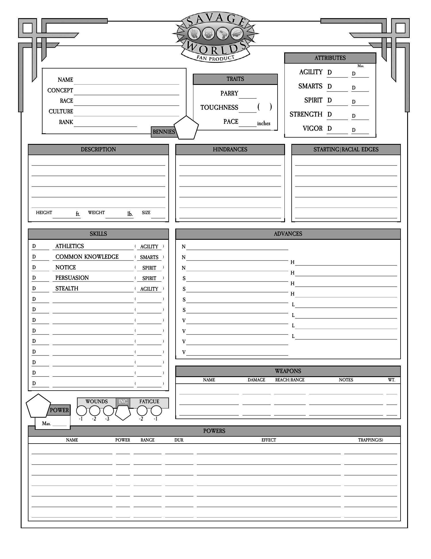 shadowrun 5e specialized character sheet