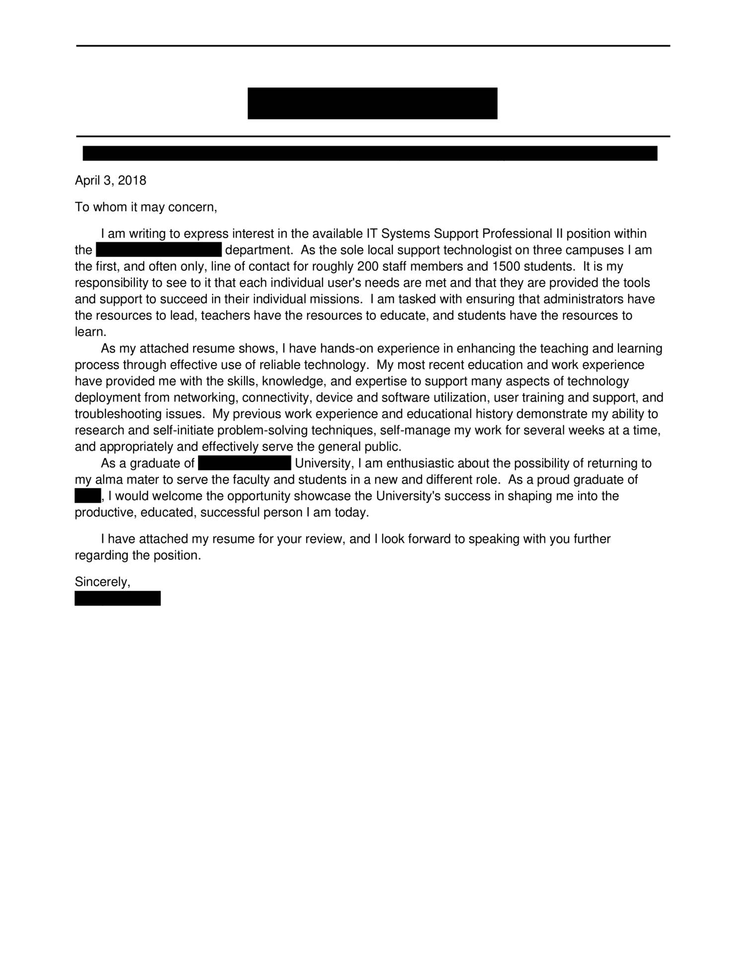 cover letter resume reddit