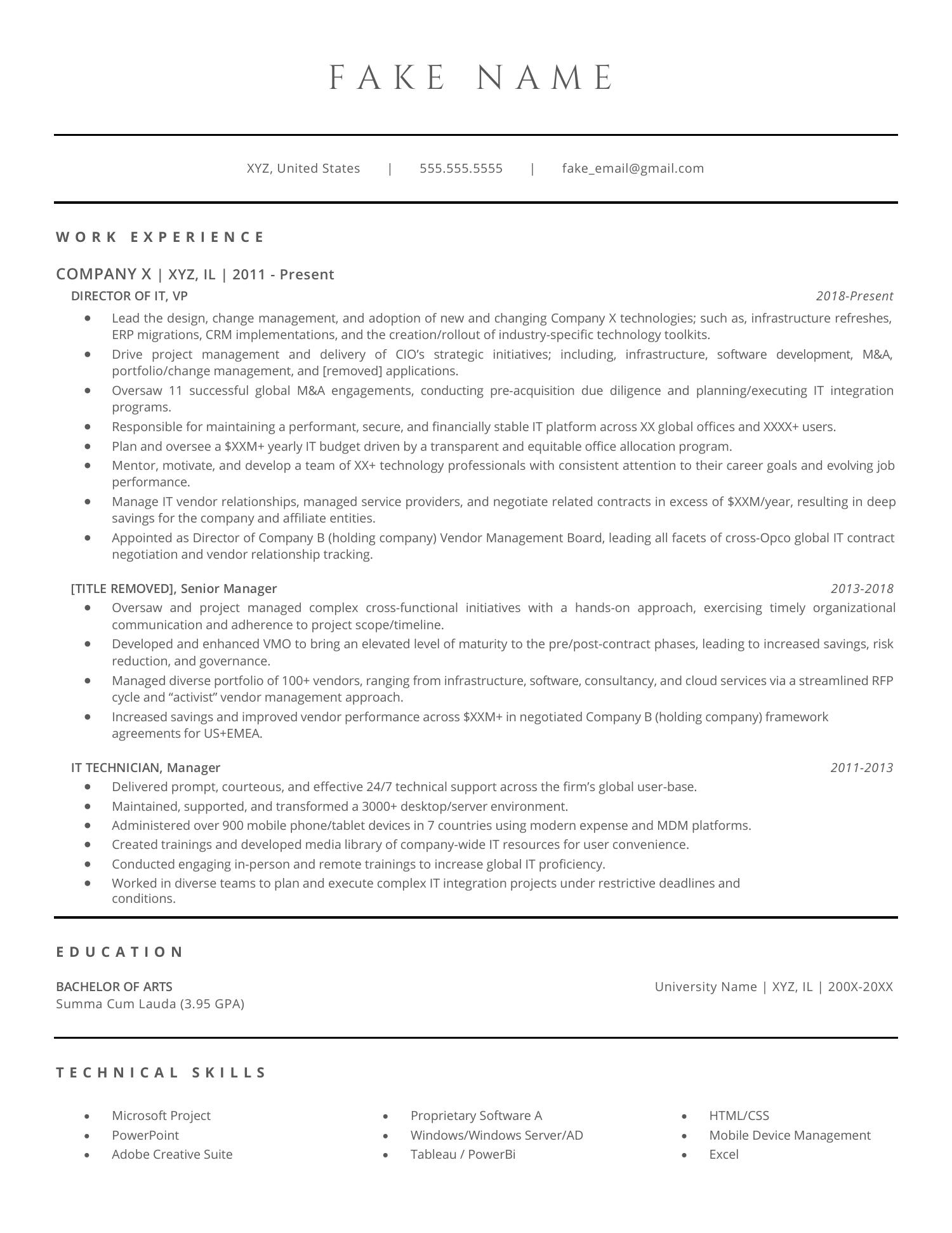 literature review on a resume