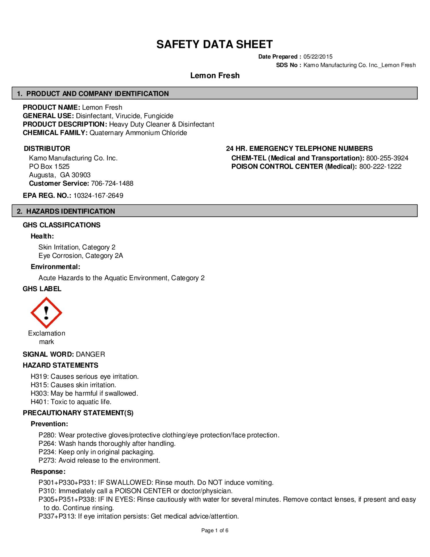 LOS_Lemon Fresh_SDS.pdf DocDroid