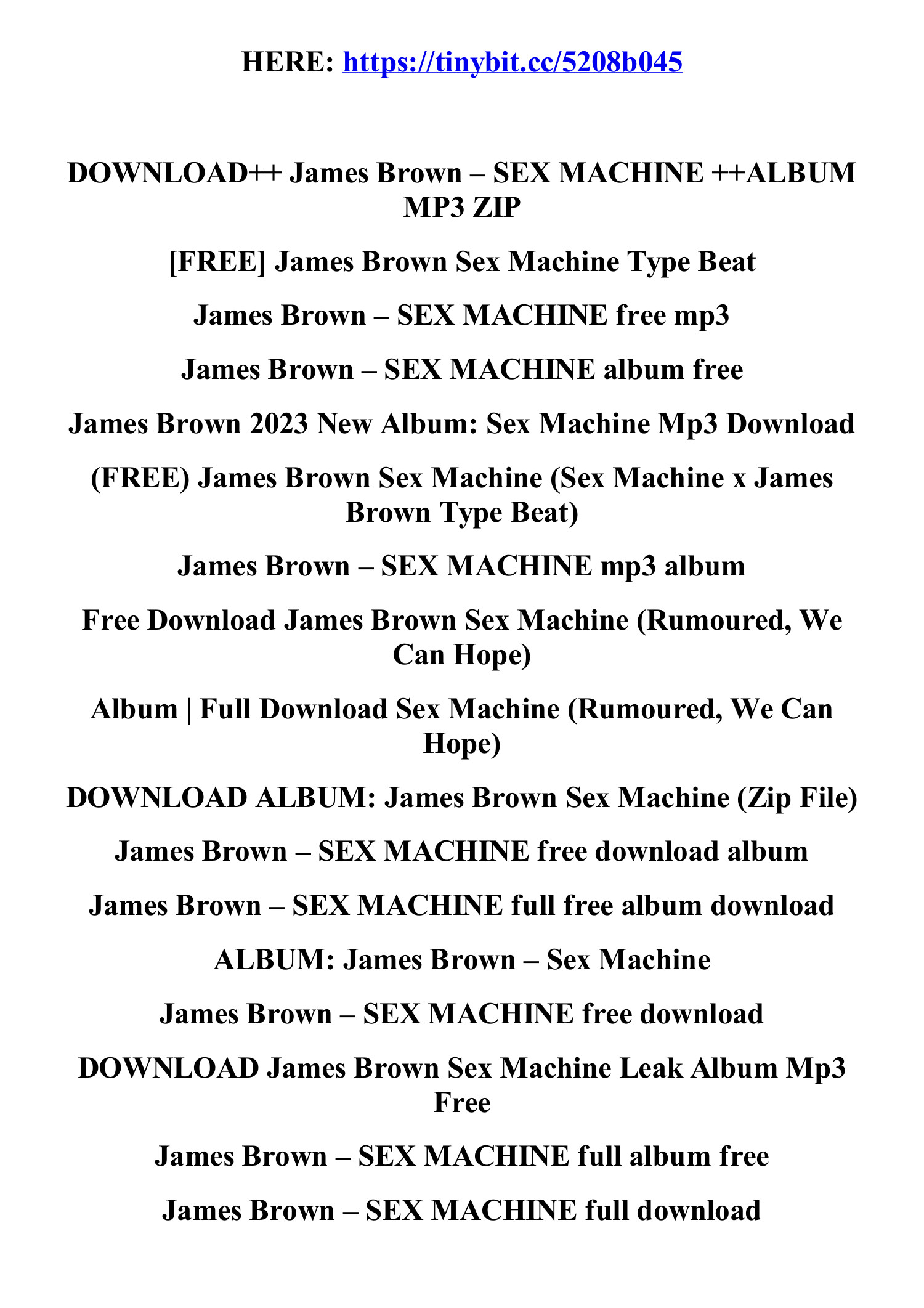 download_james_brown_sex_machine_album_mp3_zip.pdf | DocDroid