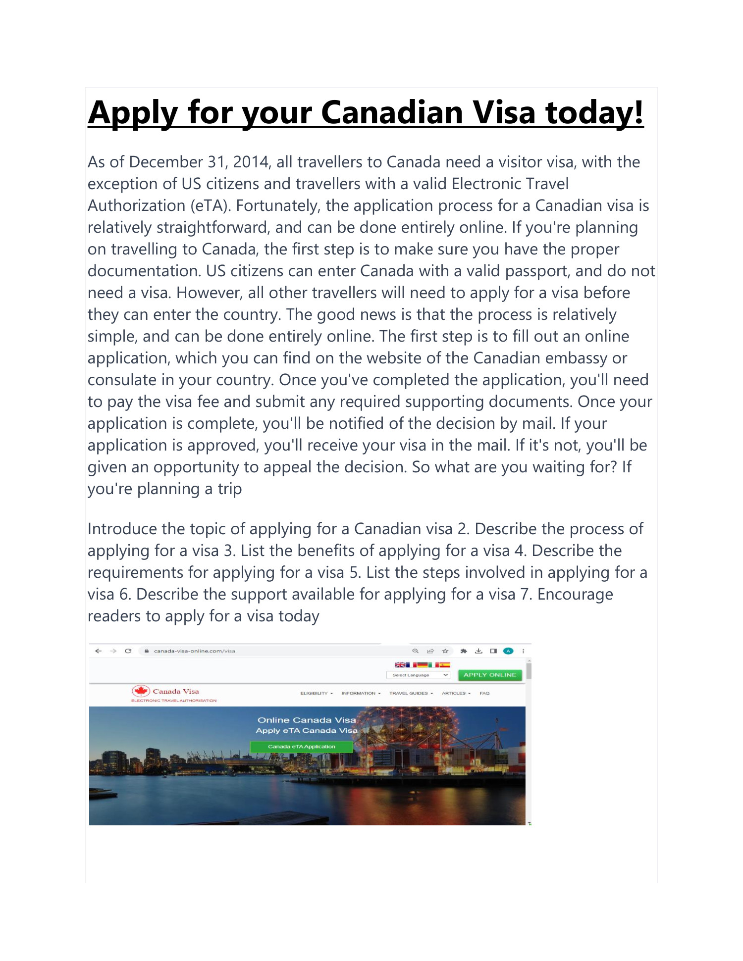 CANADA Government Of Canada Electronic Travel Authority Pdf DocDroid   Canada Government Of Canada Electronic Travel Authority Pdf 