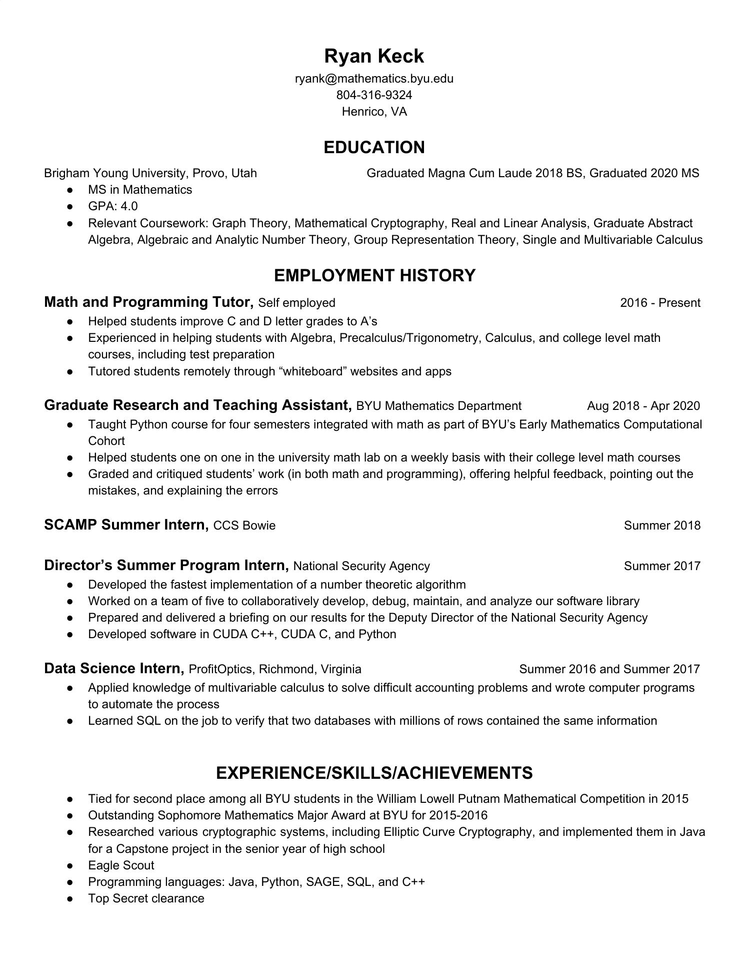 Tutoring Resume.pdf | DocDroid