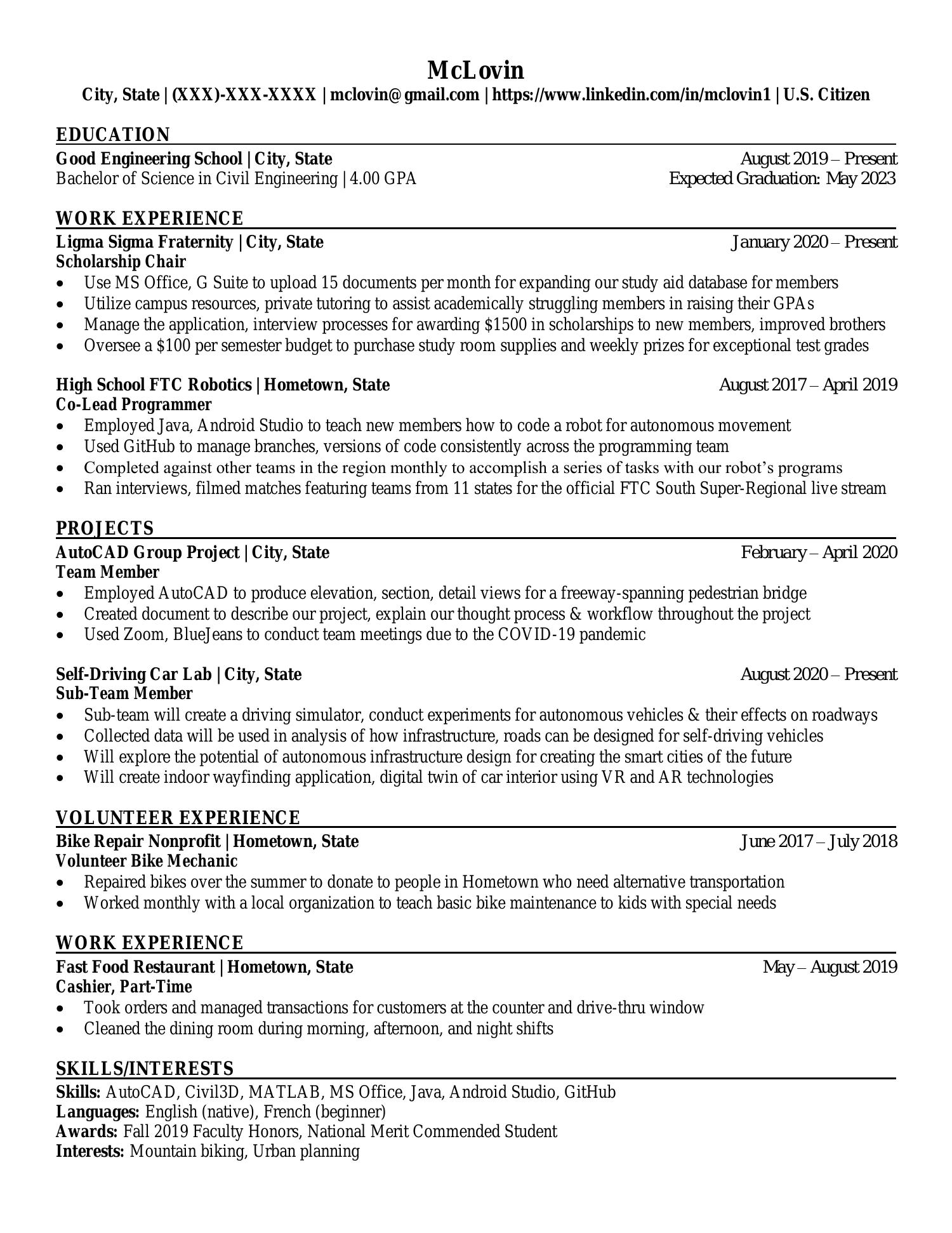 resume job description generator reddit