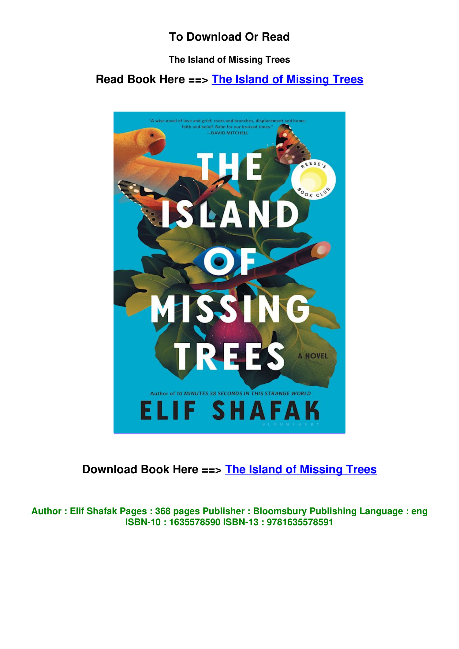 Download Pdf The Island Of Missing Trees By Elif Shafak Pdf DocDroid   Download Pdf The Island Of Missing Trees By Elif Shafak Pdf 