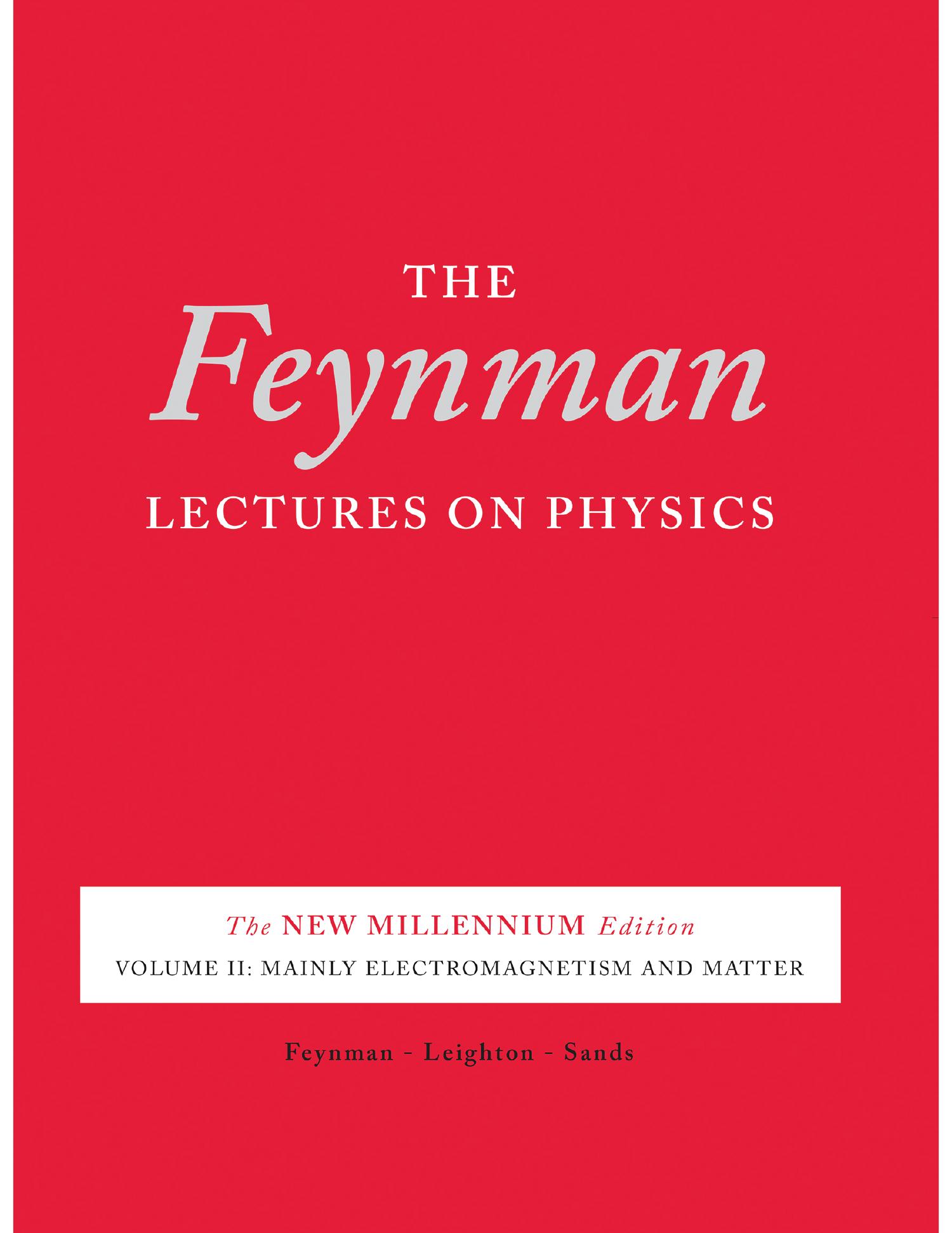 richard feynman lectures on physics pdf